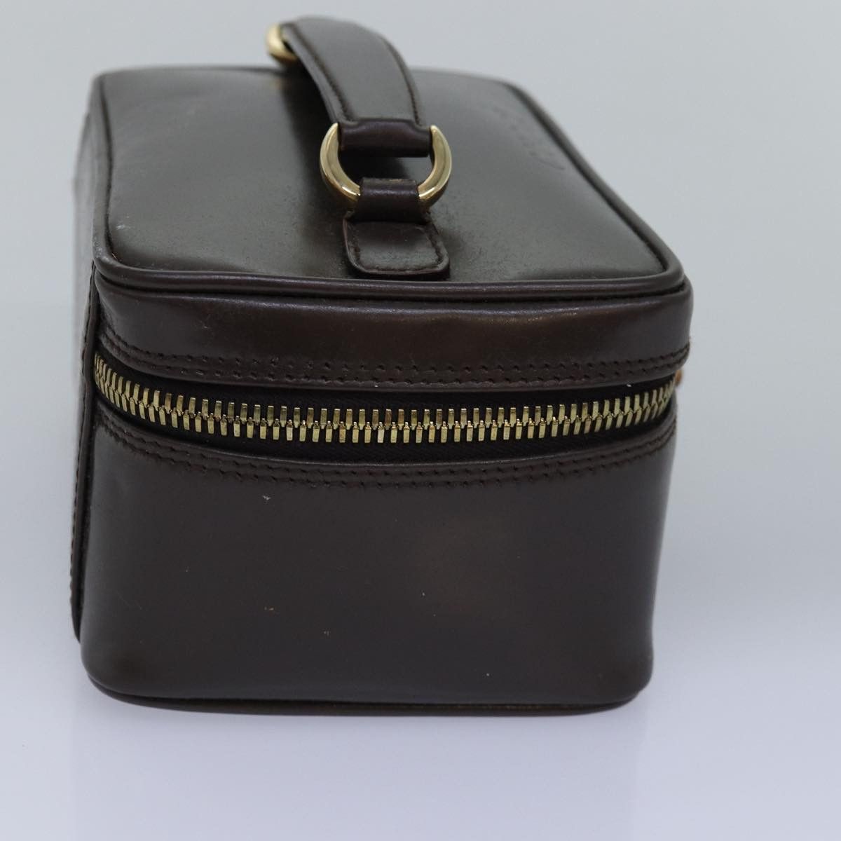 Gucci Vanity Brown Leather Clutch Bag (Pre-Owned) Size ONE SIZE - 9 Thumbnail
