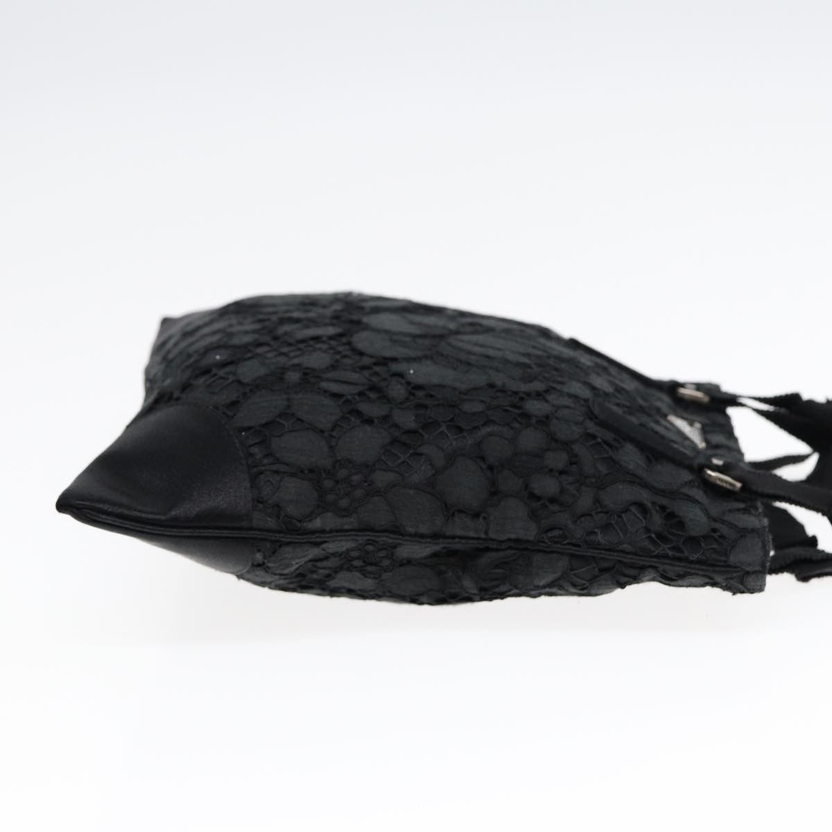 Prada Tessuto Black Silk Handbag (Pre-Owned) Size ONE SIZE - 13 Thumbnail