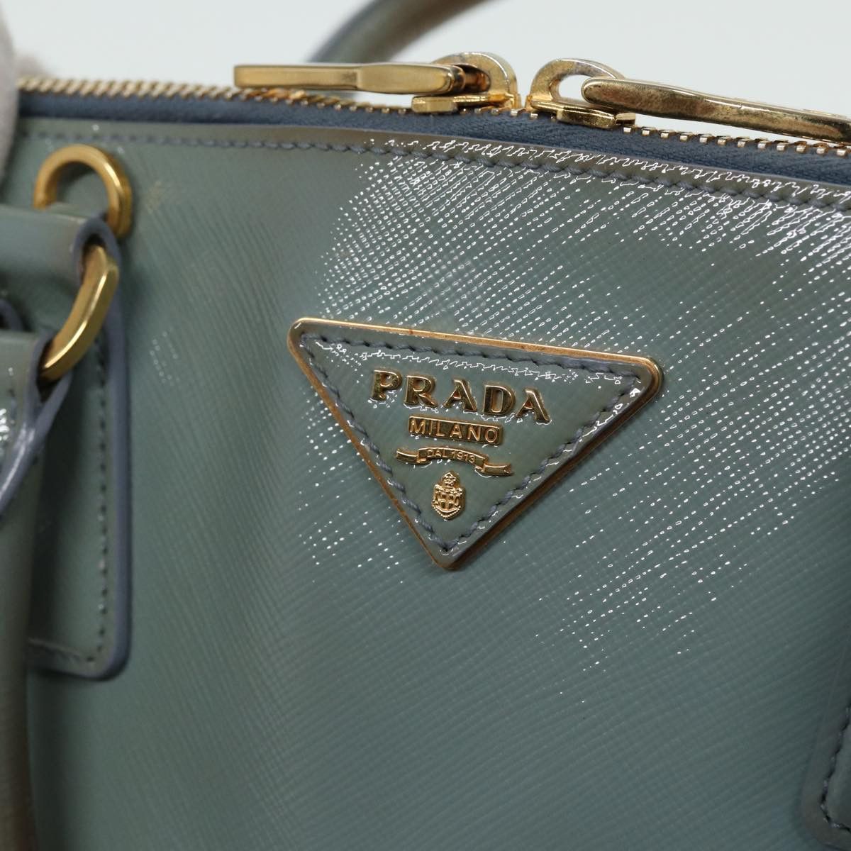 Prada Saffiano Blue Leather Handbag (Pre-Owned) Size ONE SIZE - 20 Thumbnail