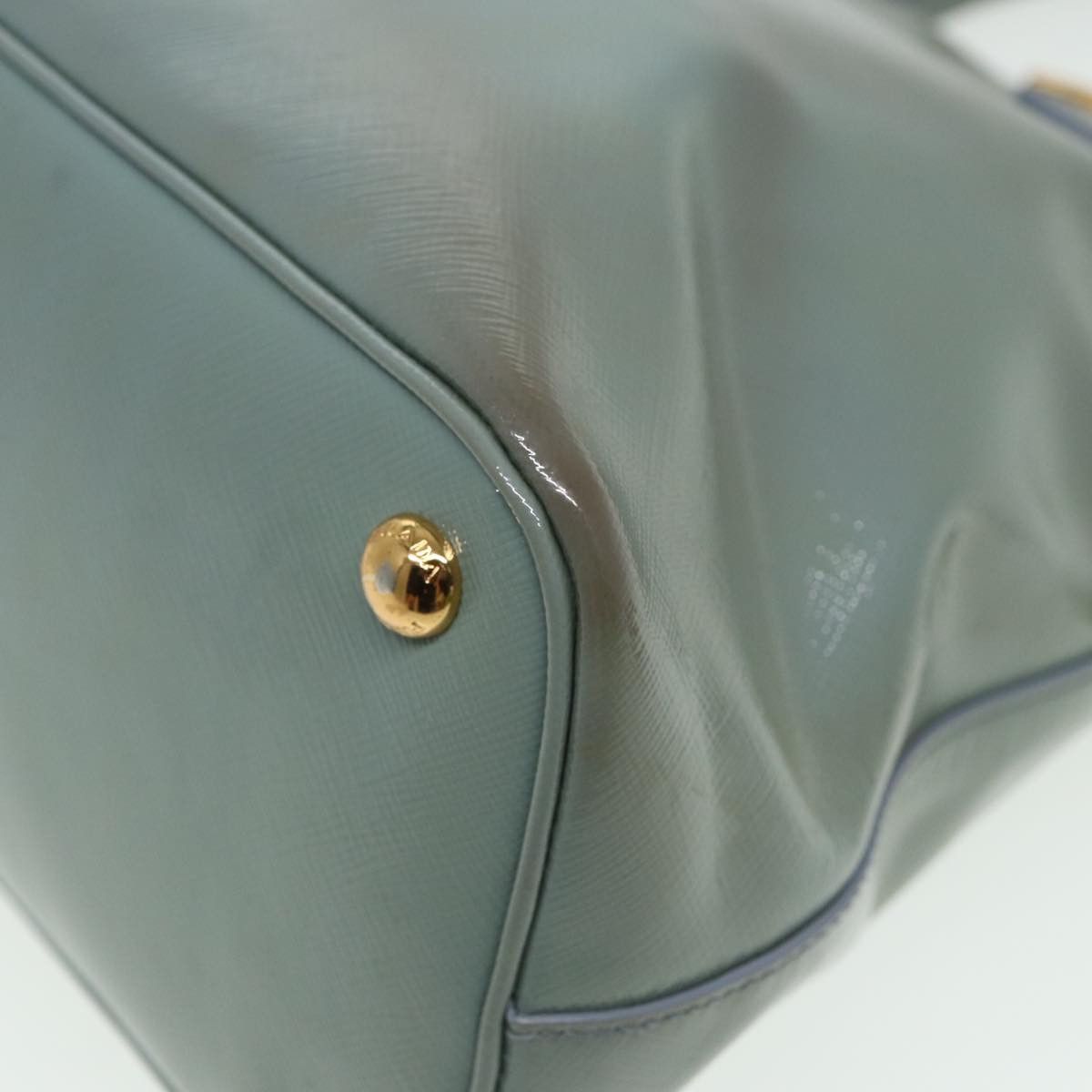 Prada Saffiano Blue Leather Handbag (Pre-Owned) Size ONE SIZE - 17 Thumbnail
