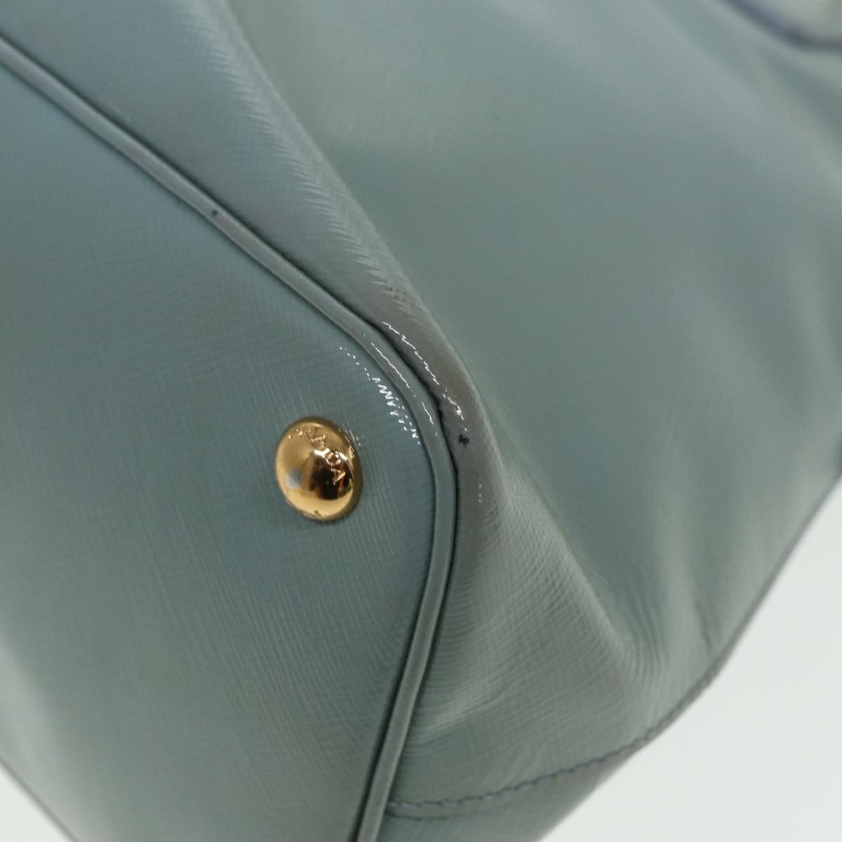 Prada Saffiano Blue Leather Handbag (Pre-Owned) Size ONE SIZE - 15 Thumbnail