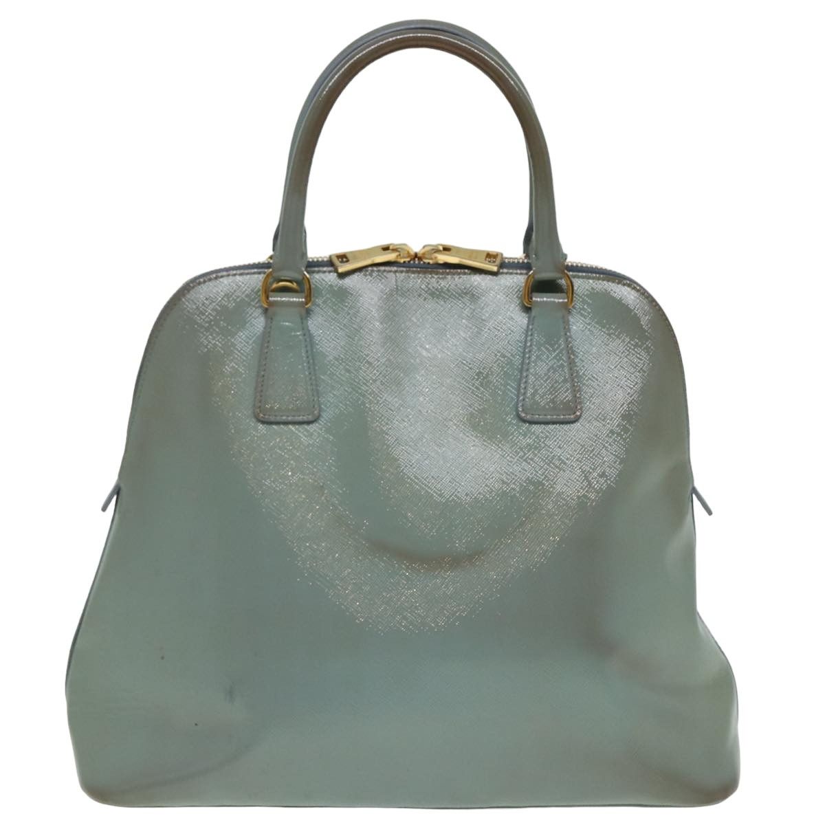 Prada Saffiano Blue Leather Handbag (Pre-Owned) Size ONE SIZE - 2 Thumbnail