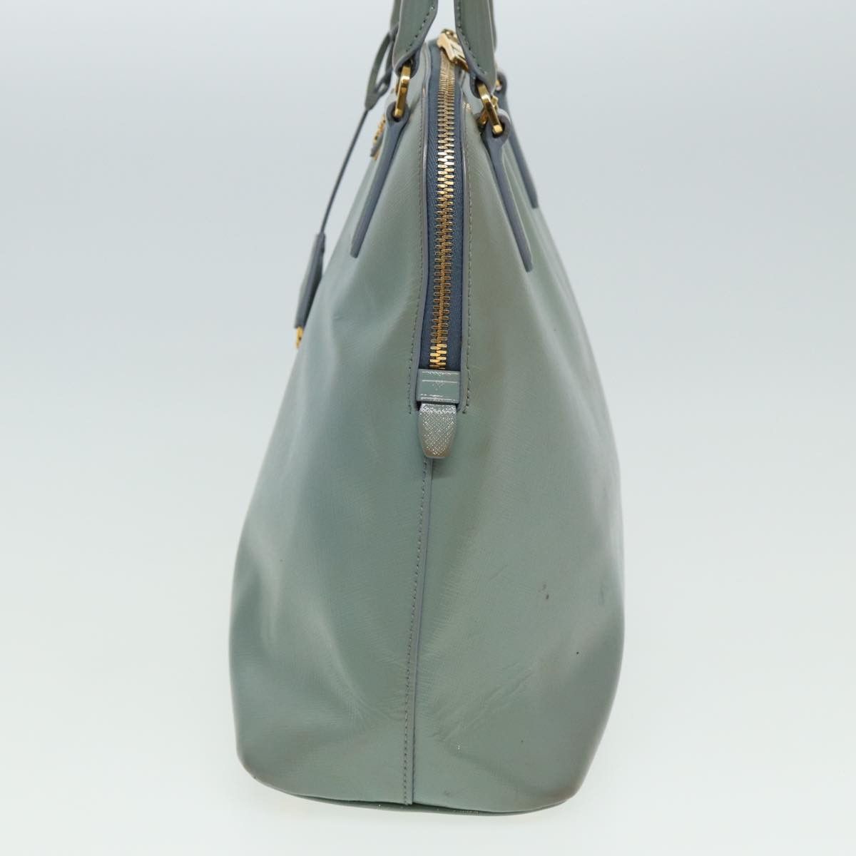 Prada Saffiano Blue Leather Handbag (Pre-Owned) Size ONE SIZE - 10 Thumbnail