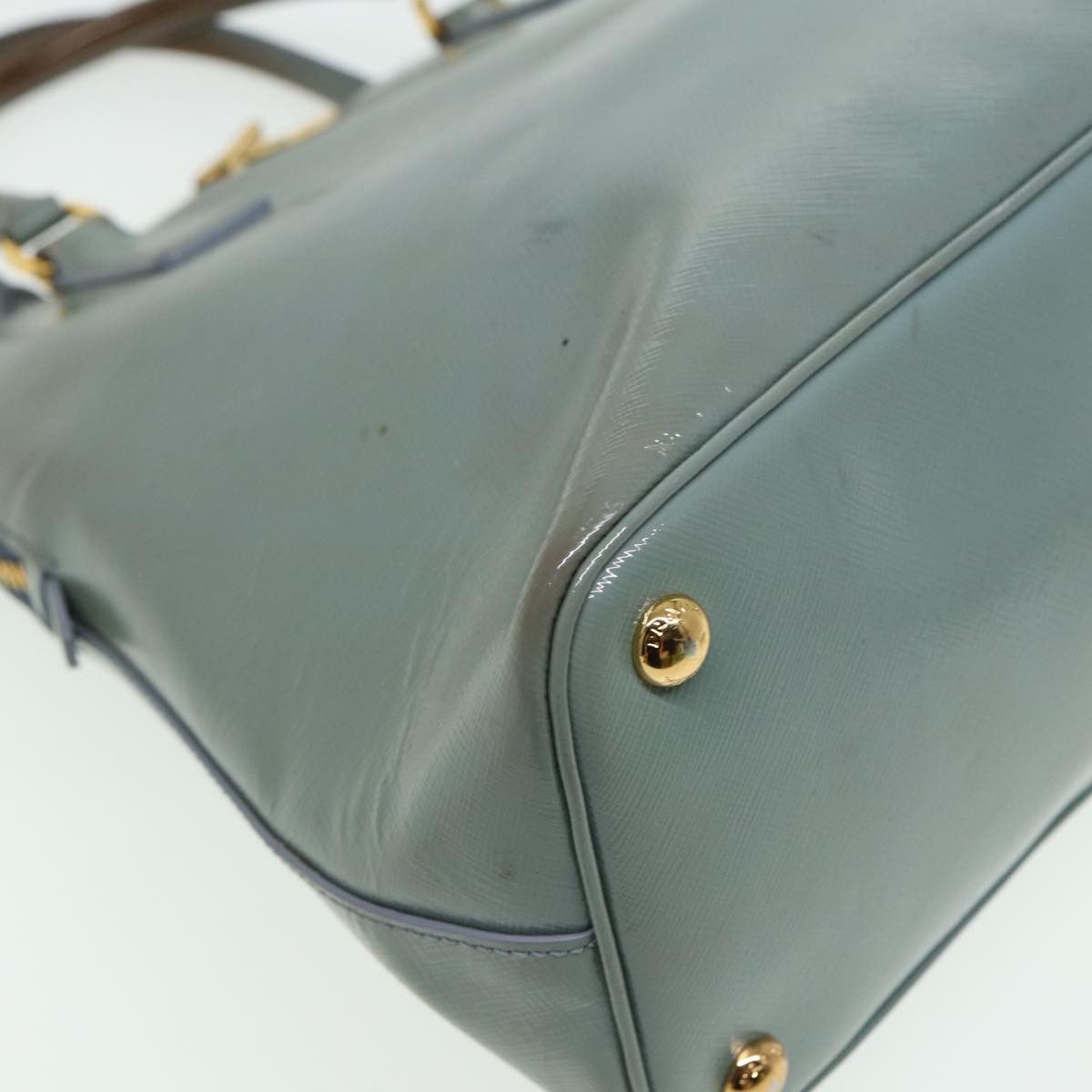 Prada Saffiano Blue Leather Handbag (Pre-Owned) Size ONE SIZE - 16 Thumbnail