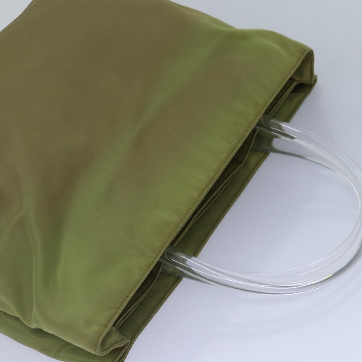 Prada Tessuto Khaki Synthetic Handbag (Pre-Owned) Size ONE SIZE - 4 Thumbnail