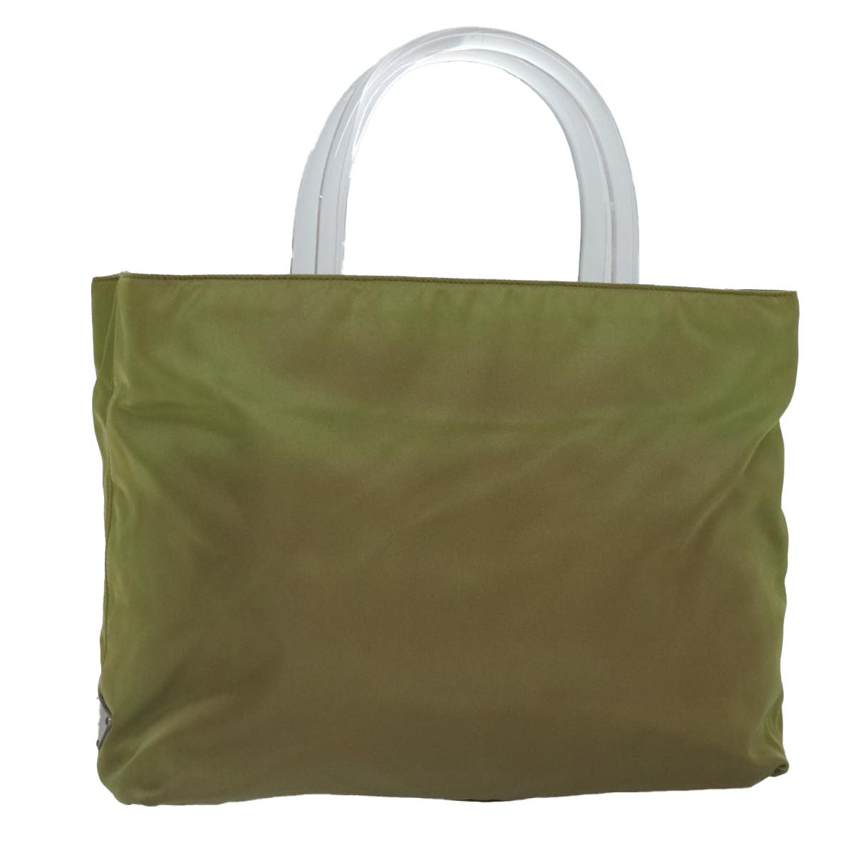 Prada Tessuto Khaki Synthetic Handbag (Pre-Owned) Size ONE SIZE - 18 Thumbnail