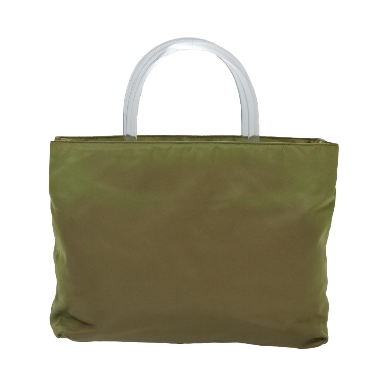 Prada Tessuto Khaki Synthetic Handbag (Pre-Owned) Size ONE SIZE - 2 Thumbnail