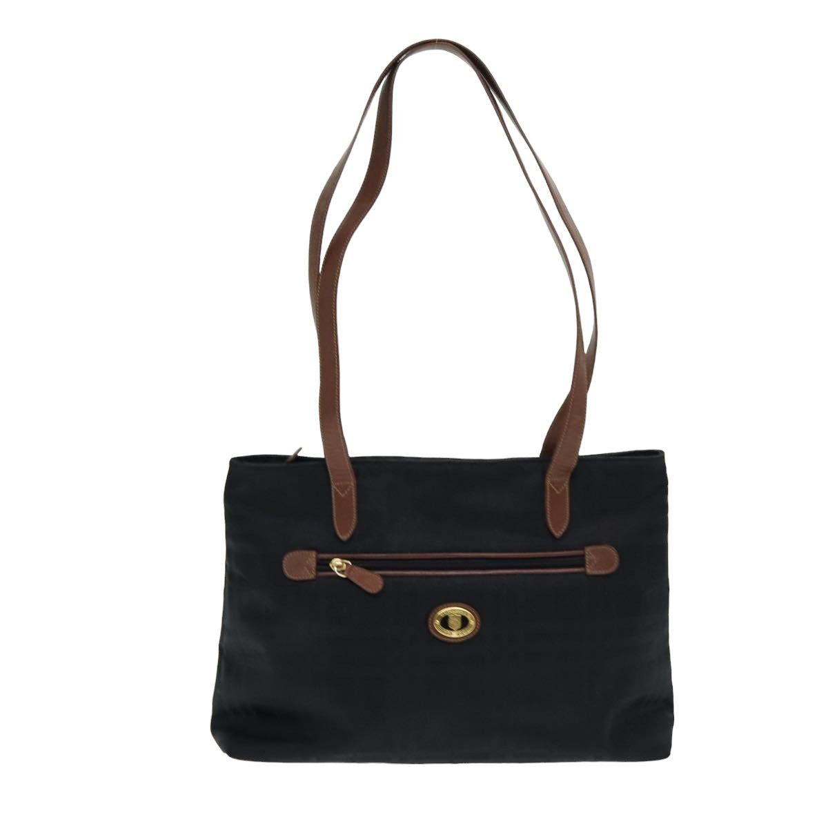 Burberry - Black Canvas Tote Bag (Pre-Owned) Size ONE SIZE - 13 Thumbnail