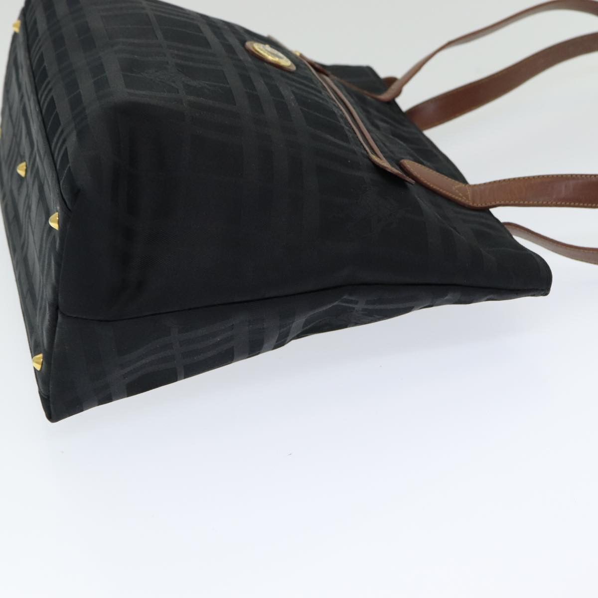 Burberry - Black Canvas Tote Bag (Pre-Owned) Size ONE SIZE - 10 Thumbnail