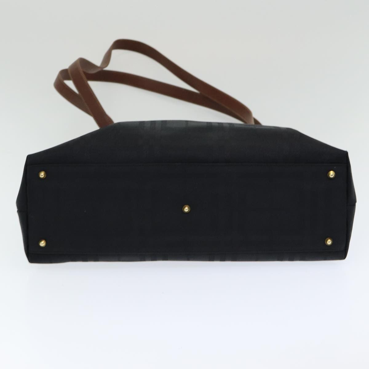 Burberry - Black Canvas Tote Bag (Pre-Owned) Size ONE SIZE - 3 Thumbnail