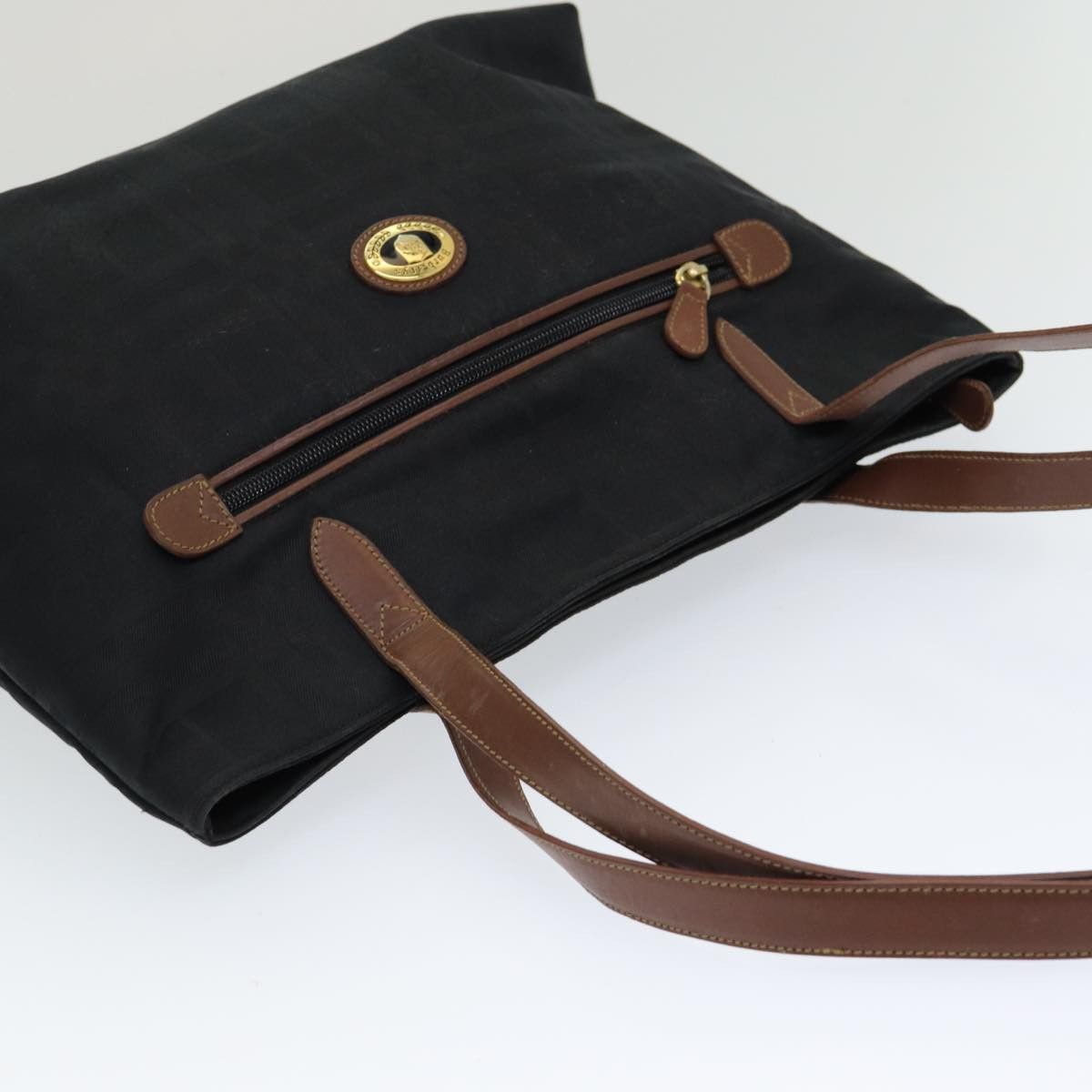 Burberry - Black Canvas Tote Bag (Pre-Owned) Size ONE SIZE - 4 Thumbnail