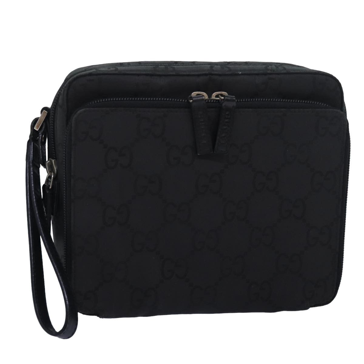 Gucci Gg Canvas Black Canvas Clutch Bag (Pre-Owned) Size ONE SIZE - 10 Thumbnail