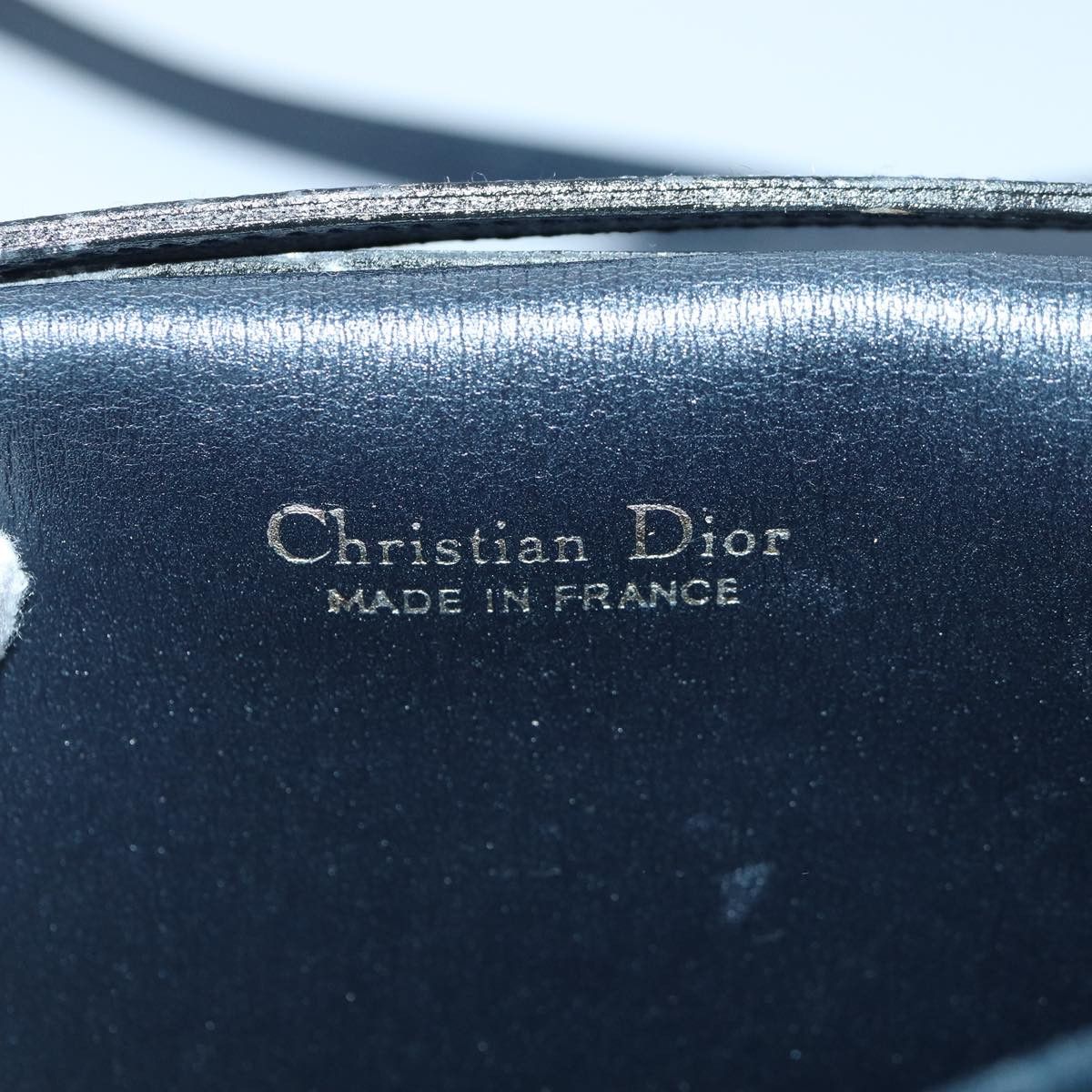 Dior Navy Leather Shoulder Bag (Pre-Owned) Size ONE SIZE - 9 Thumbnail