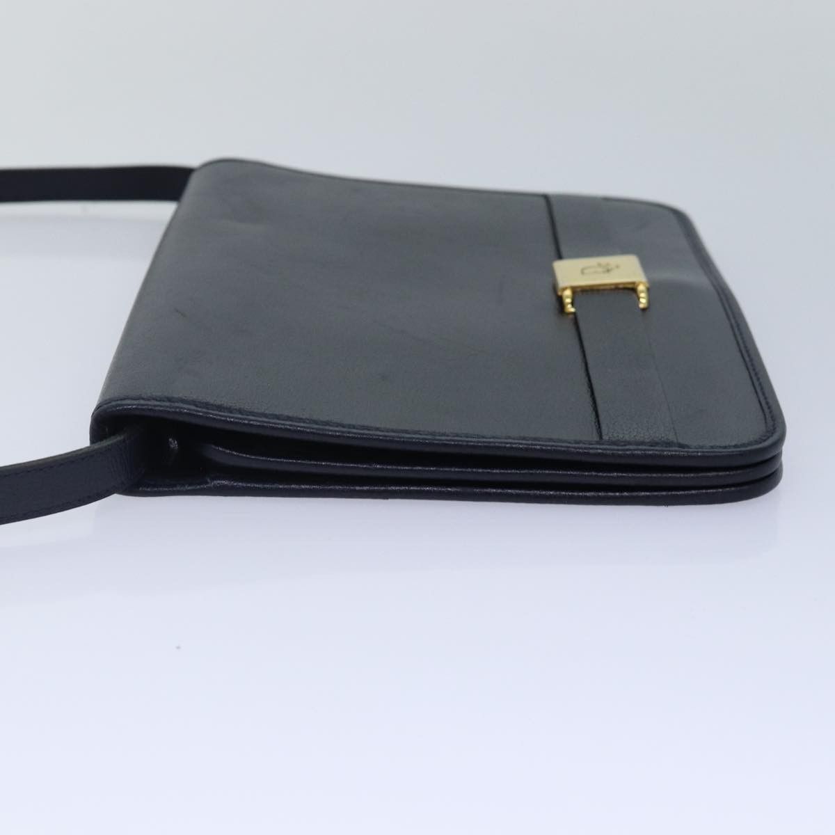 Dior Navy Leather Shoulder Bag (Pre-Owned) Size ONE SIZE - 3 Thumbnail