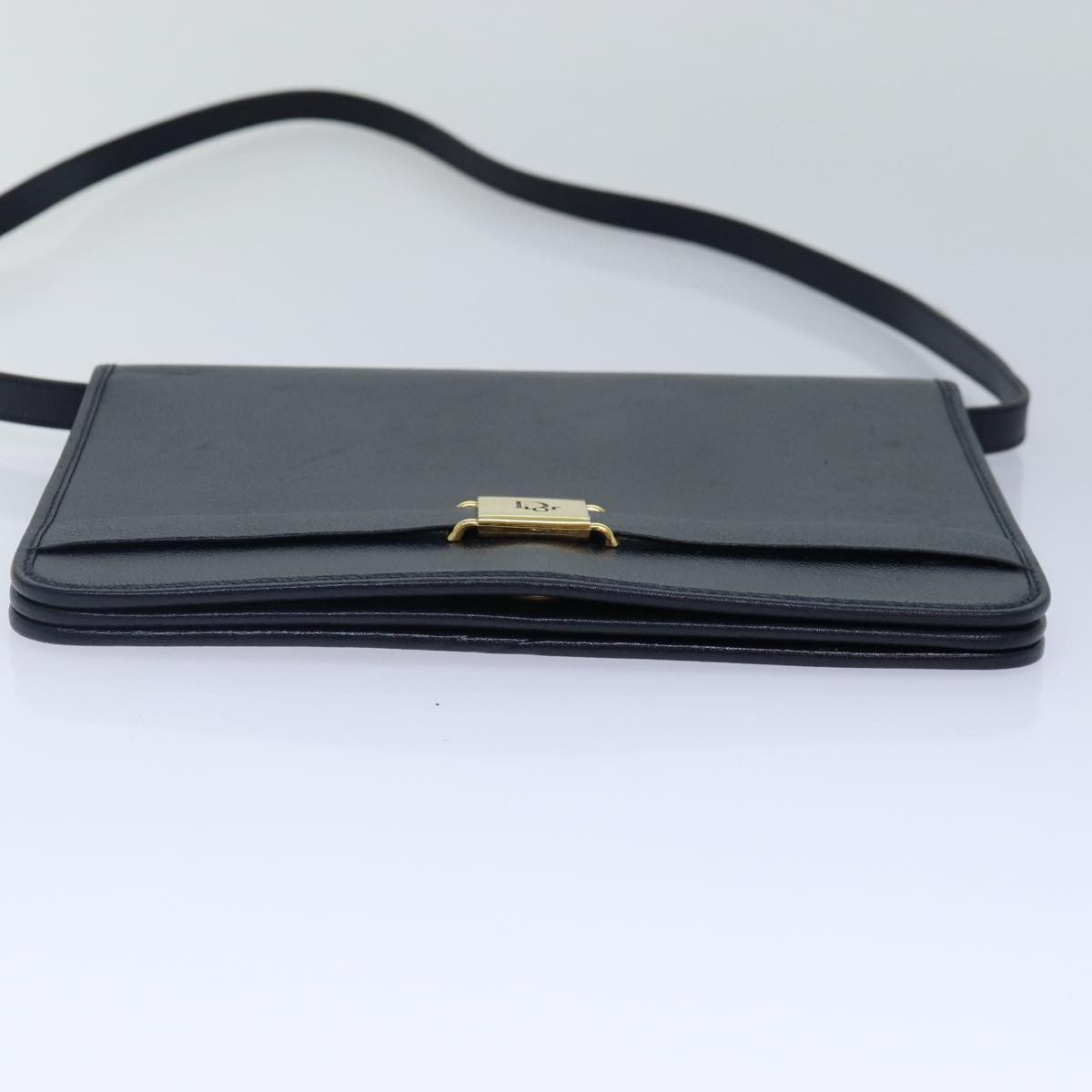 Dior Navy Leather Shoulder Bag (Pre-Owned) Size ONE SIZE - 6 Thumbnail