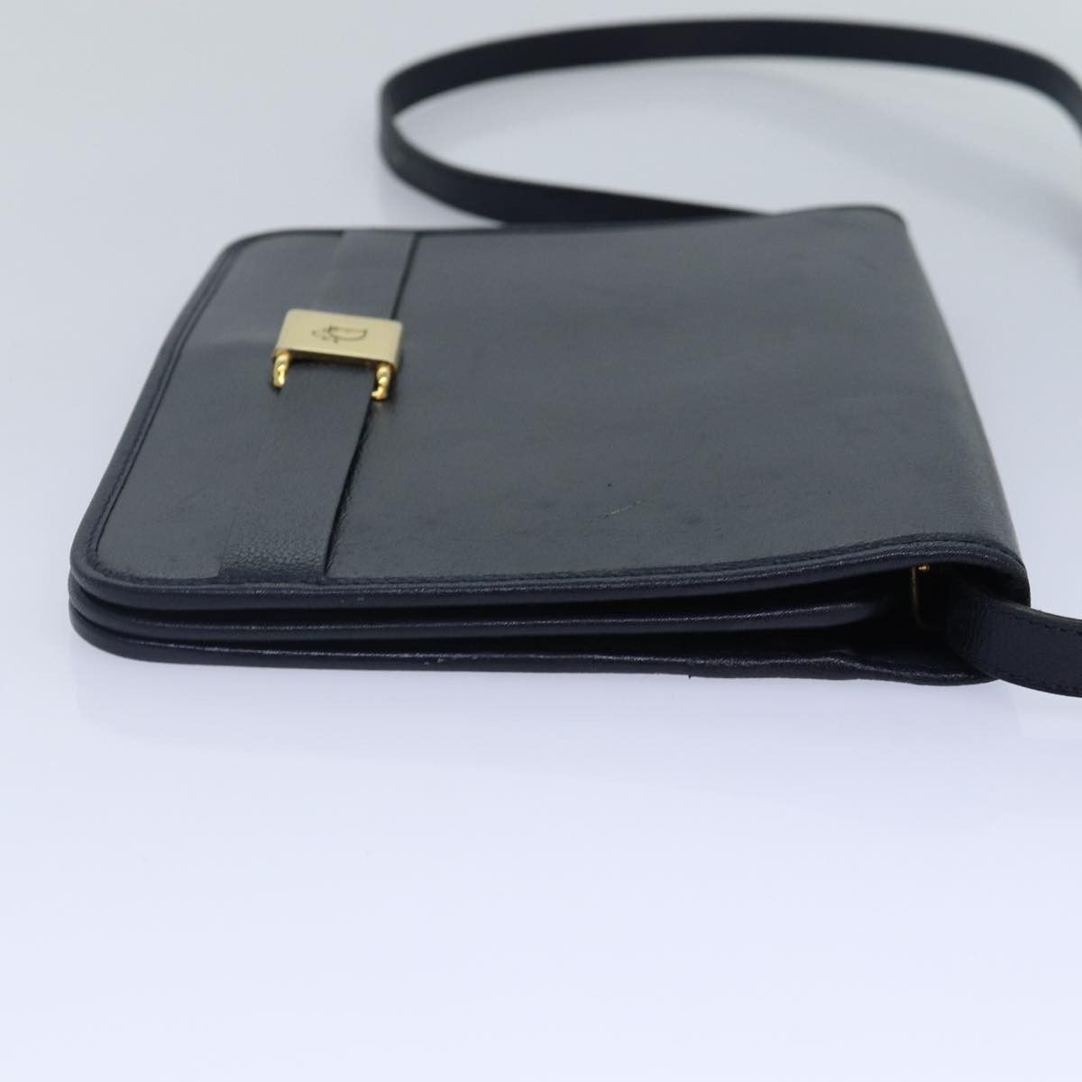 Dior Navy Leather Shoulder Bag (Pre-Owned) Size ONE SIZE - 4 Thumbnail