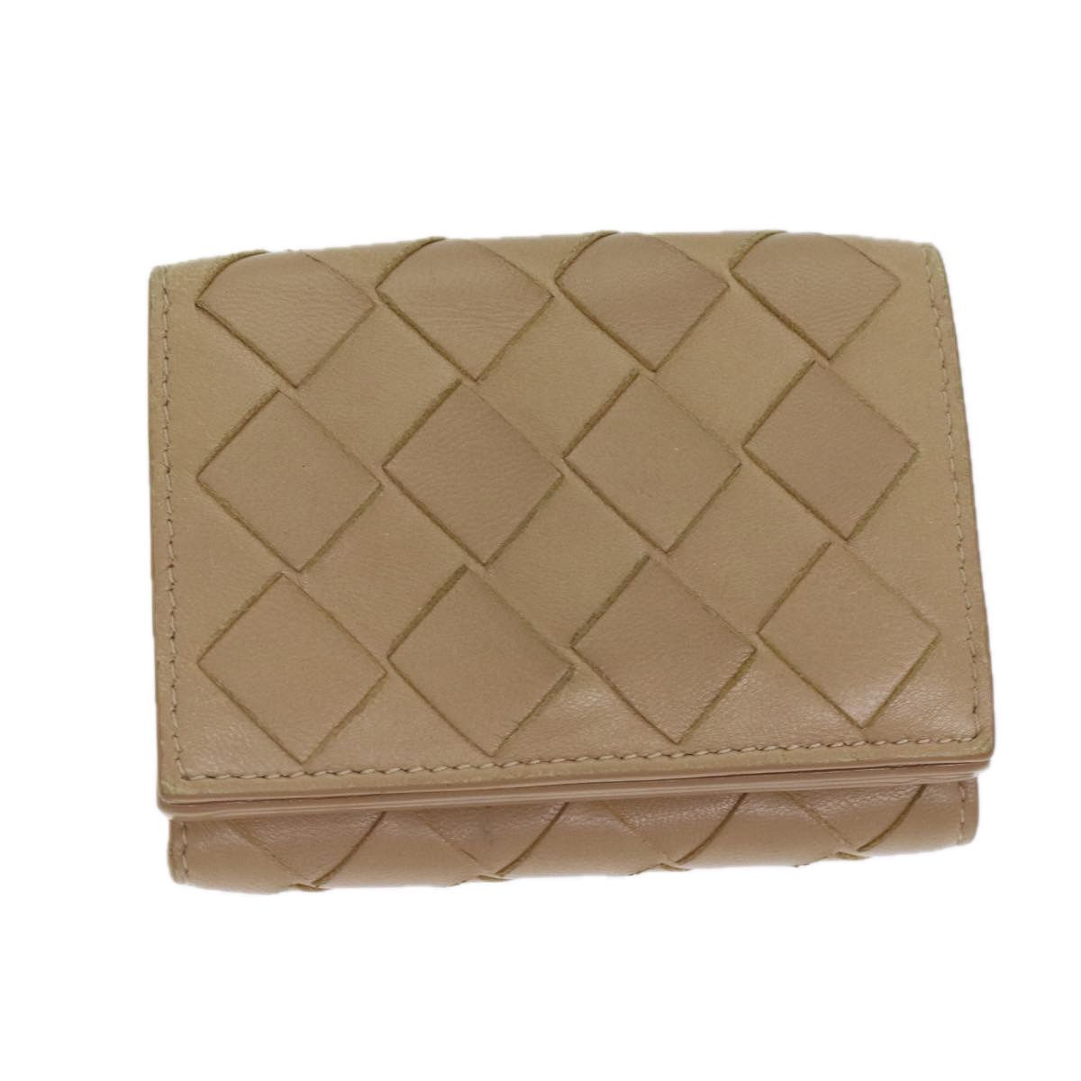 Bottega Veneta Intrecciato Beige Leather Wallet (Pre-Owned) Size ONE SIZE - 11 Thumbnail