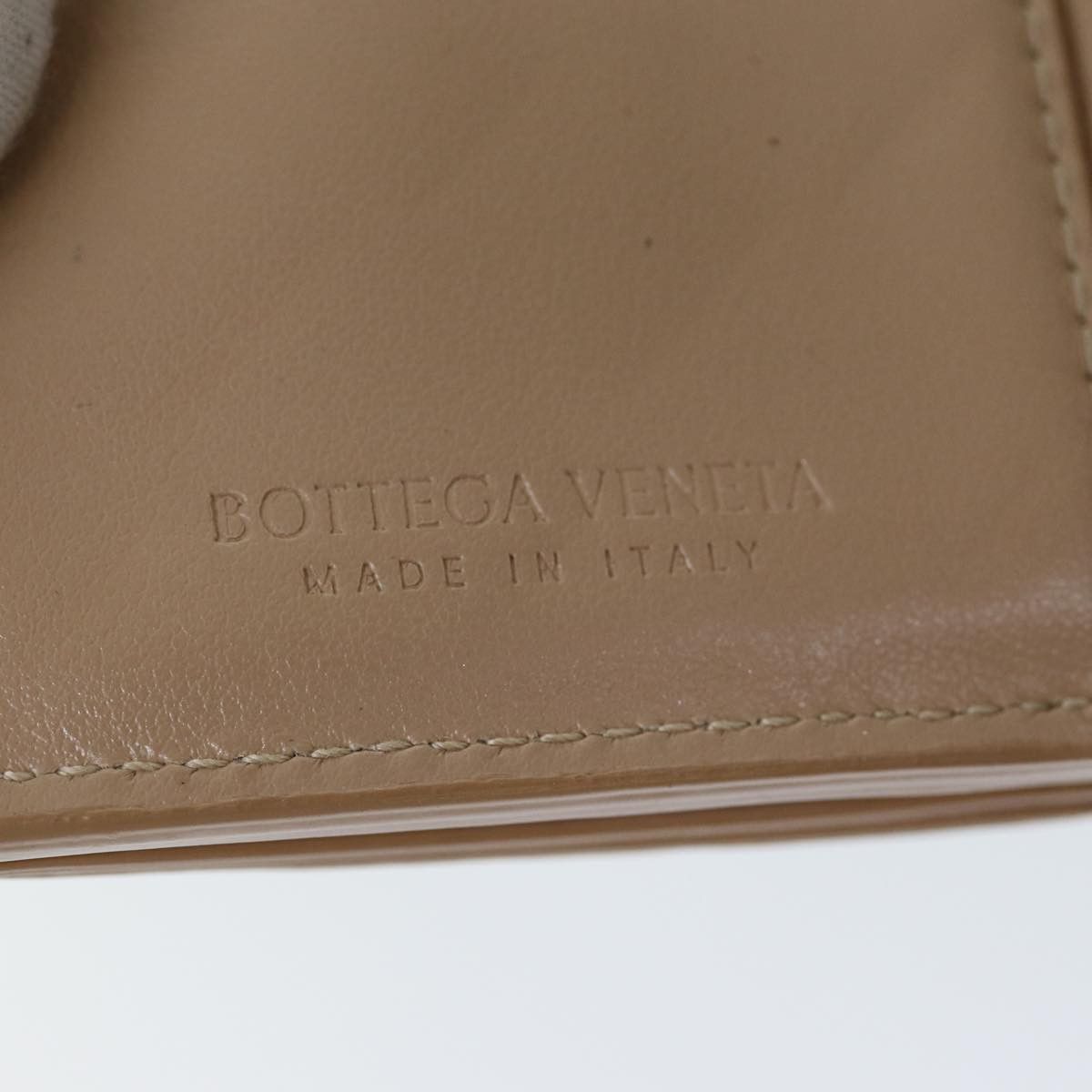Bottega Veneta Intrecciato Beige Leather Wallet (Pre-Owned) Size ONE SIZE - 8 Thumbnail