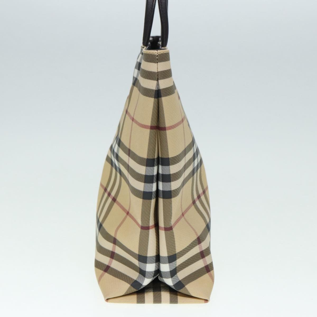 Burberry Nova Check Beige Canvas Tote Bag (Pre-Owned) Size ONE SIZE - 12 Thumbnail