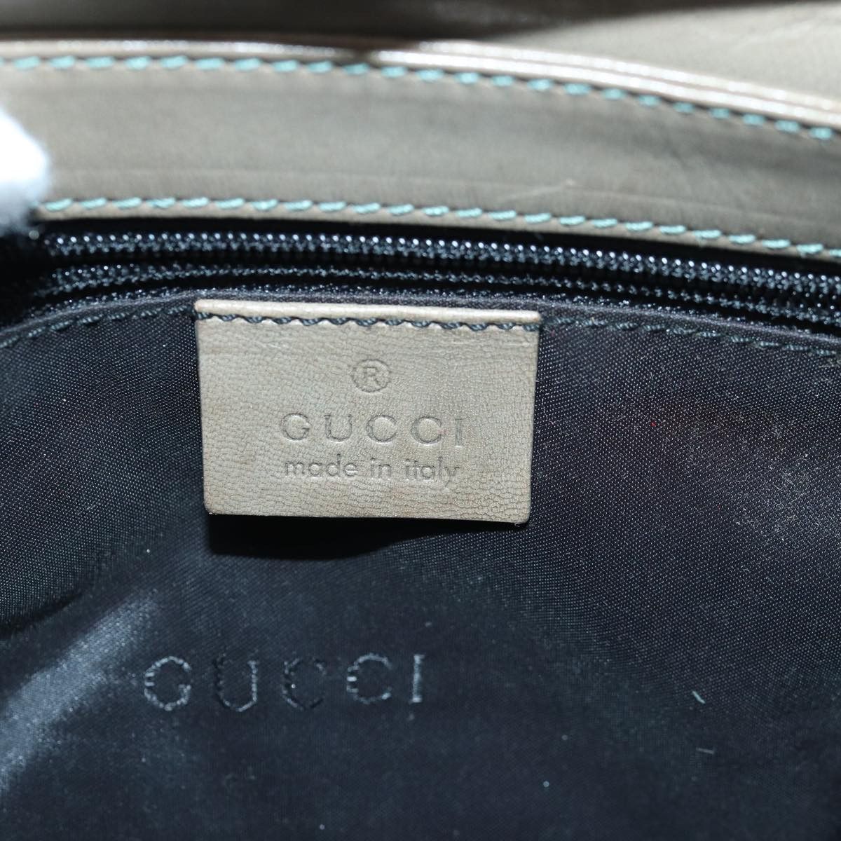 Gucci Brown Leather Handbag (Pre-Owned) Size ONE SIZE - 9 Thumbnail