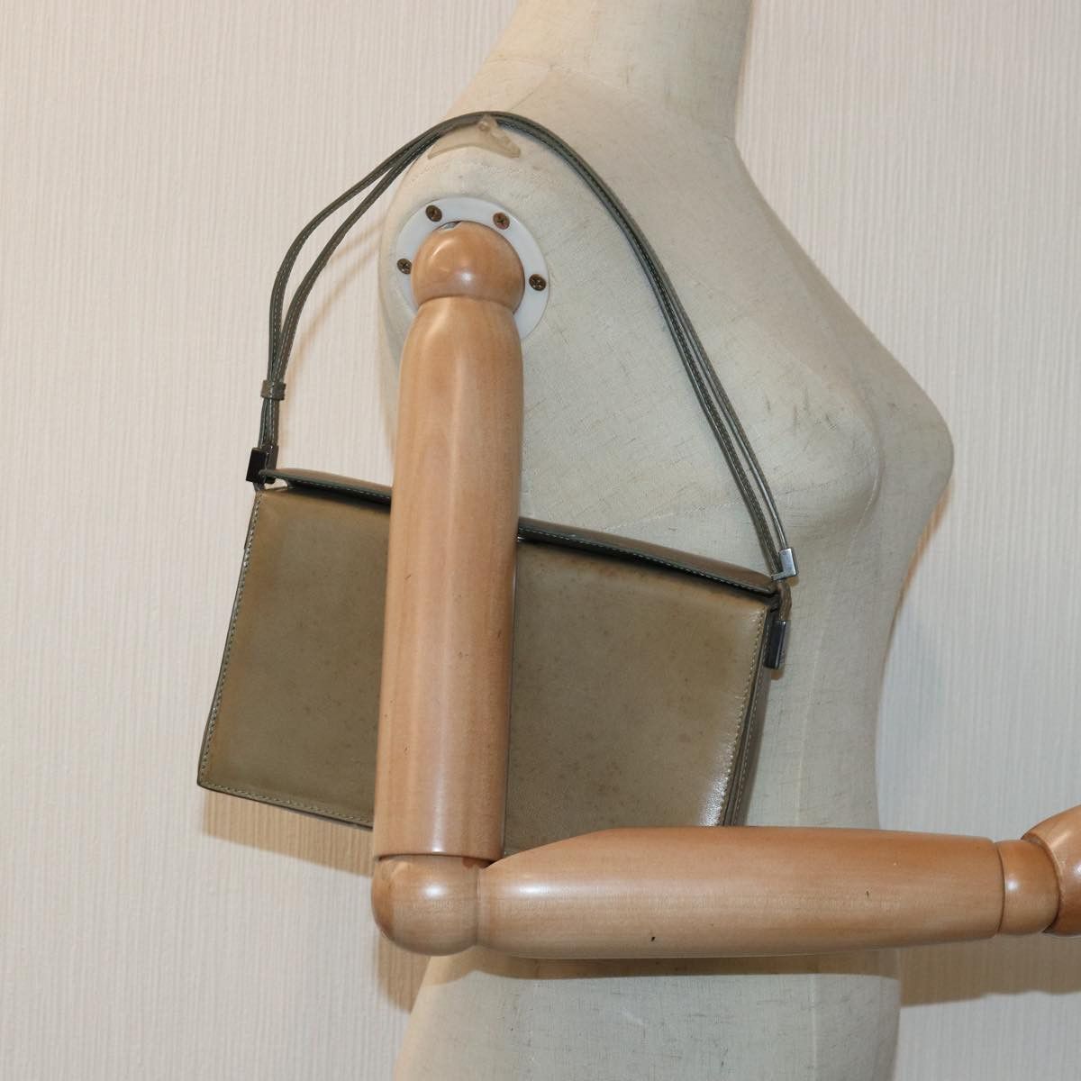 Gucci Brown Leather Handbag (Pre-Owned) Size ONE SIZE - 11 Thumbnail