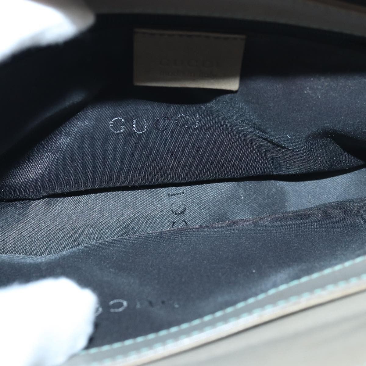 Gucci Brown Leather Handbag (Pre-Owned) Size ONE SIZE - 7 Thumbnail