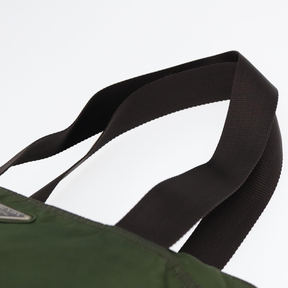 Prada Tessuto Green Synthetic Tote Bag (Pre-Owned) Size ONE SIZE - 12 Thumbnail