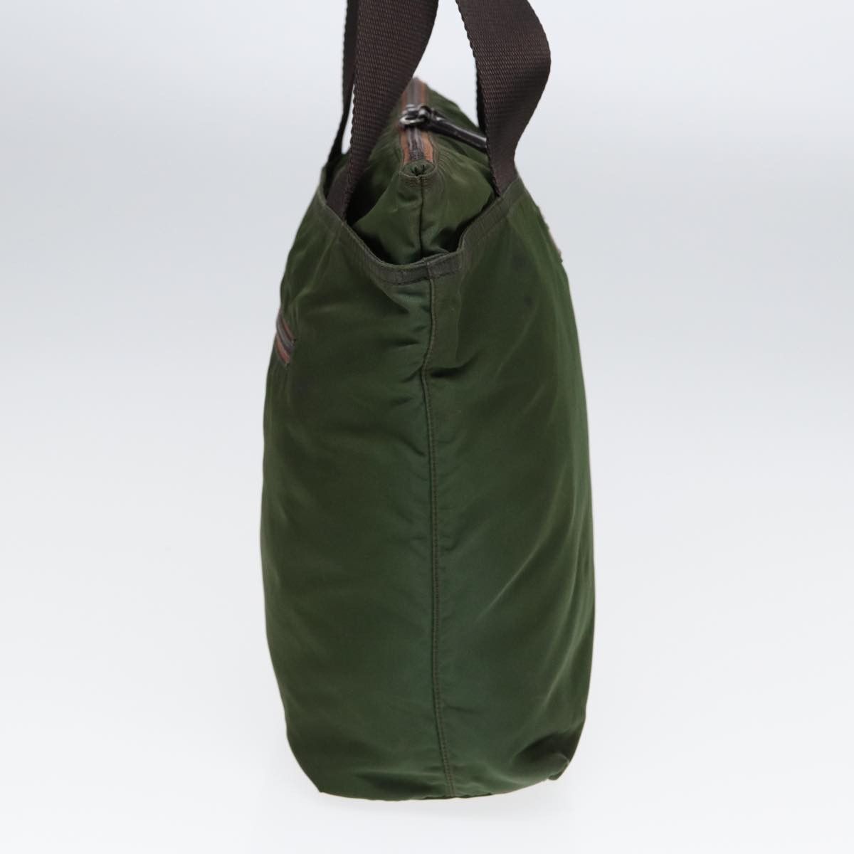 Prada Tessuto Green Synthetic Tote Bag (Pre-Owned) Size ONE SIZE - 9 Thumbnail