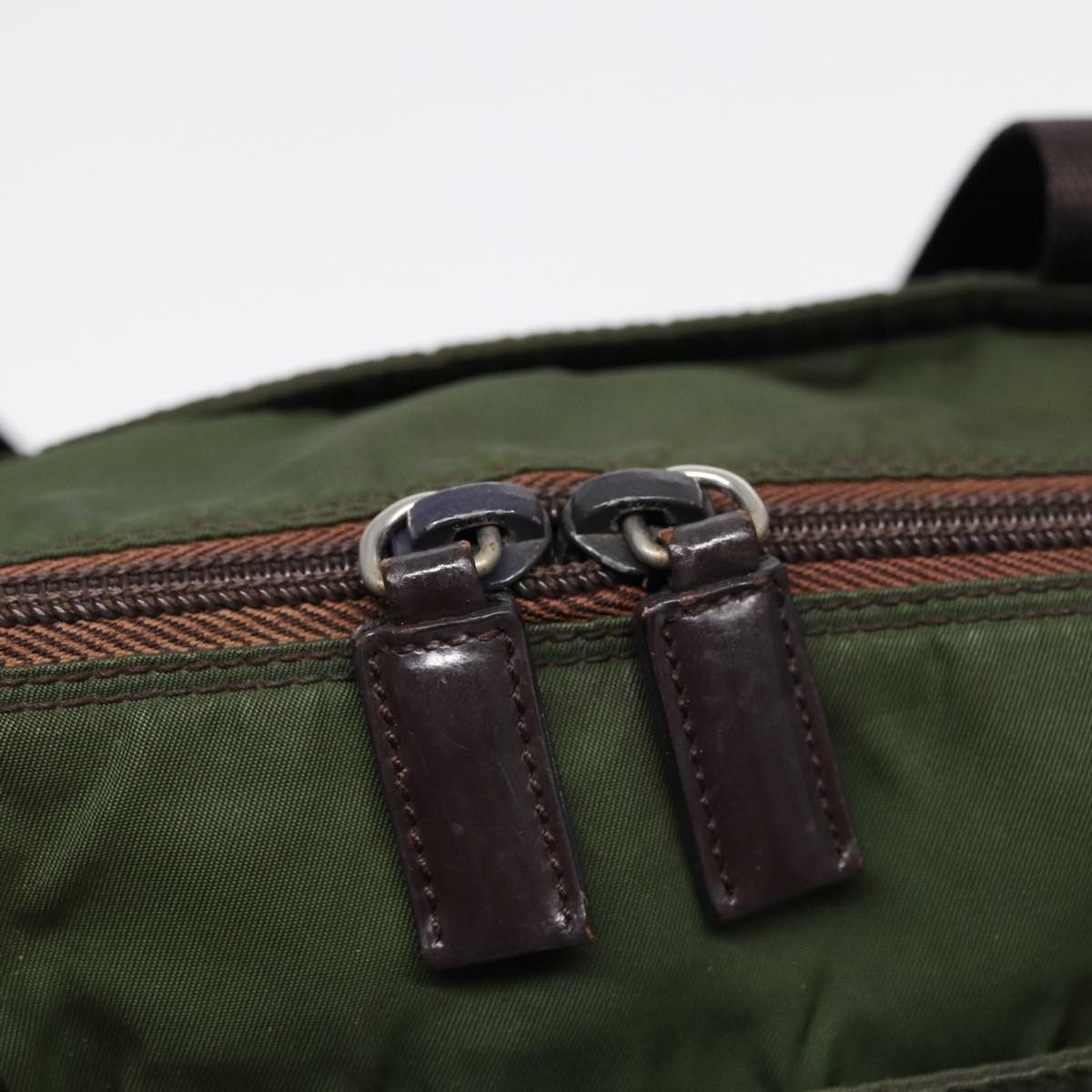 Prada Tessuto Green Synthetic Tote Bag (Pre-Owned) Size ONE SIZE - 17 Thumbnail
