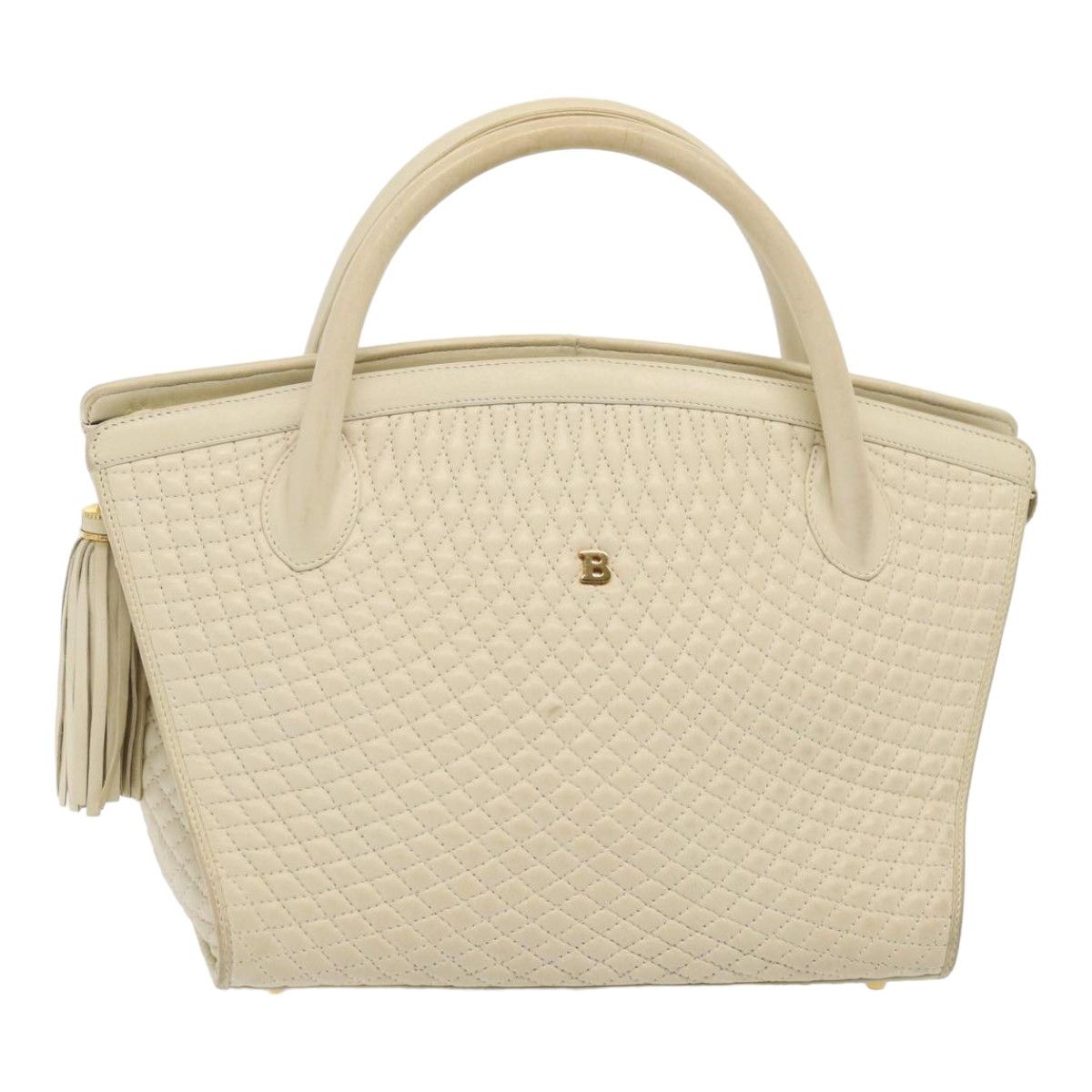 Bally Beige Leather Handbag (Pre-Owned) Size ONE SIZE - 12 Thumbnail