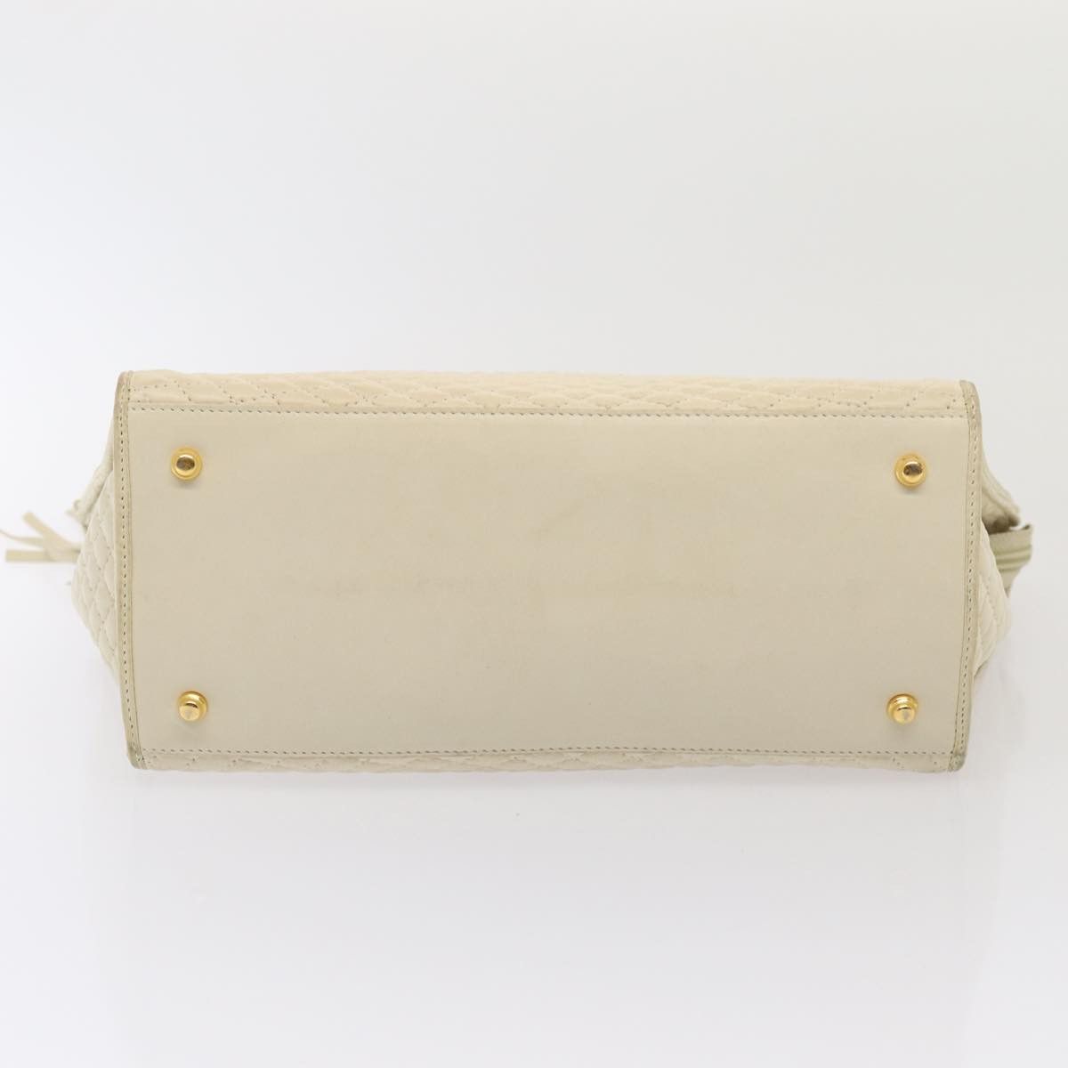 Bally Beige Leather Handbag (Pre-Owned) Size ONE SIZE - 3 Thumbnail