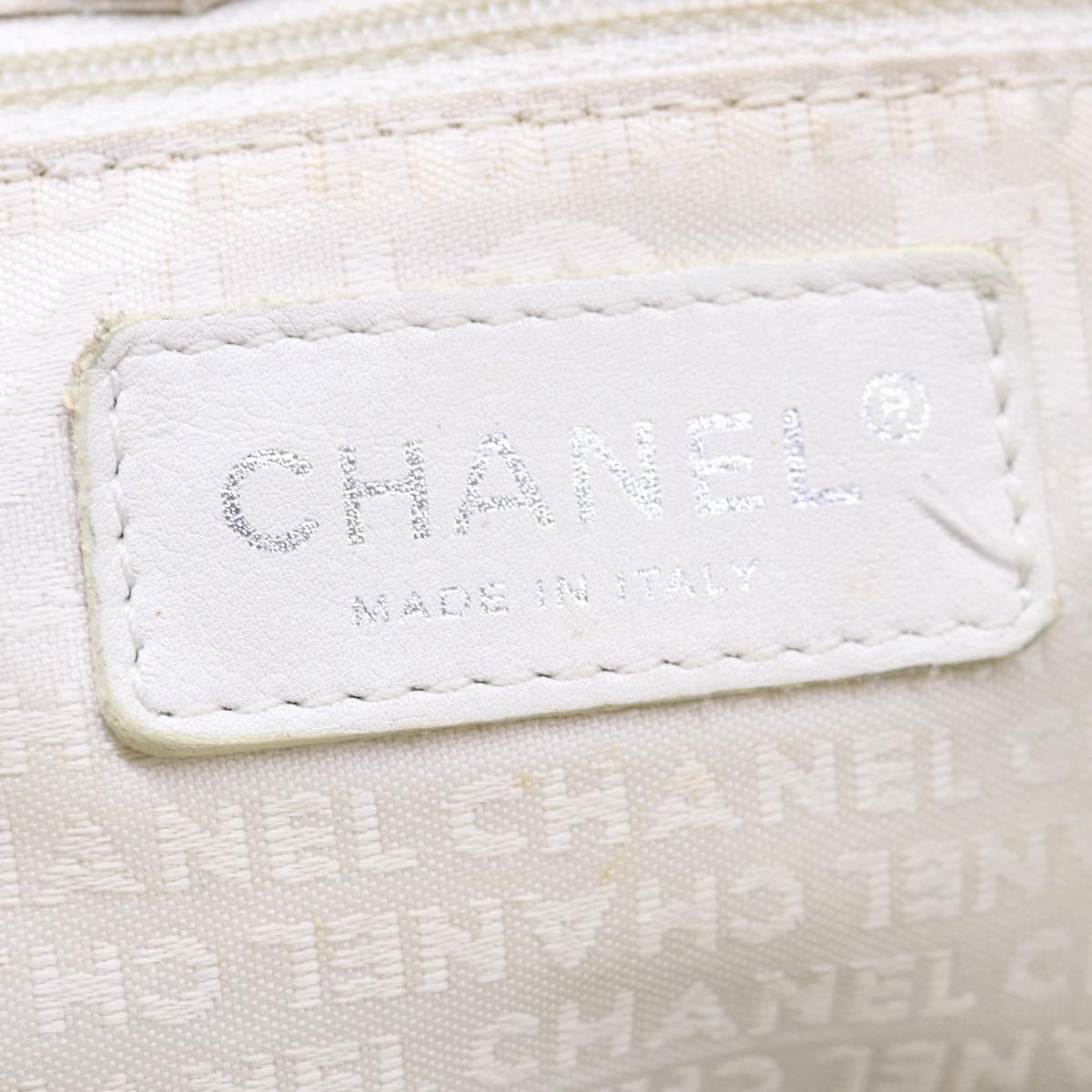 Chanel Beige Canvas Handbag (Pre-Owned) Size ONE SIZE - 8 Thumbnail