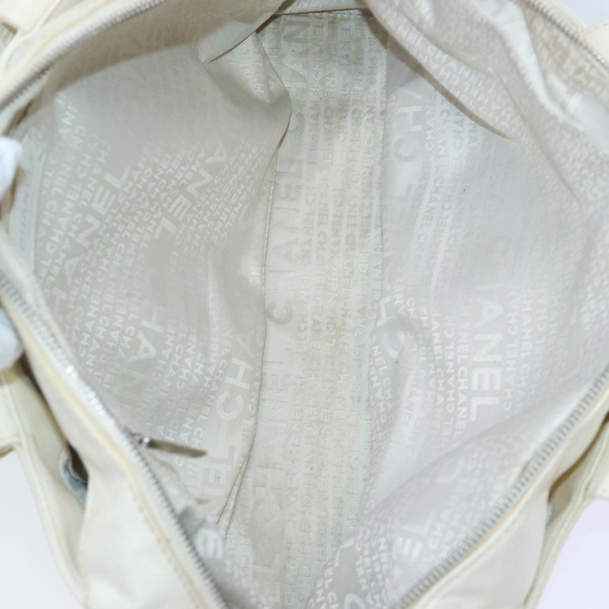 Chanel Beige Canvas Handbag (Pre-Owned) Size ONE SIZE - 5 Thumbnail