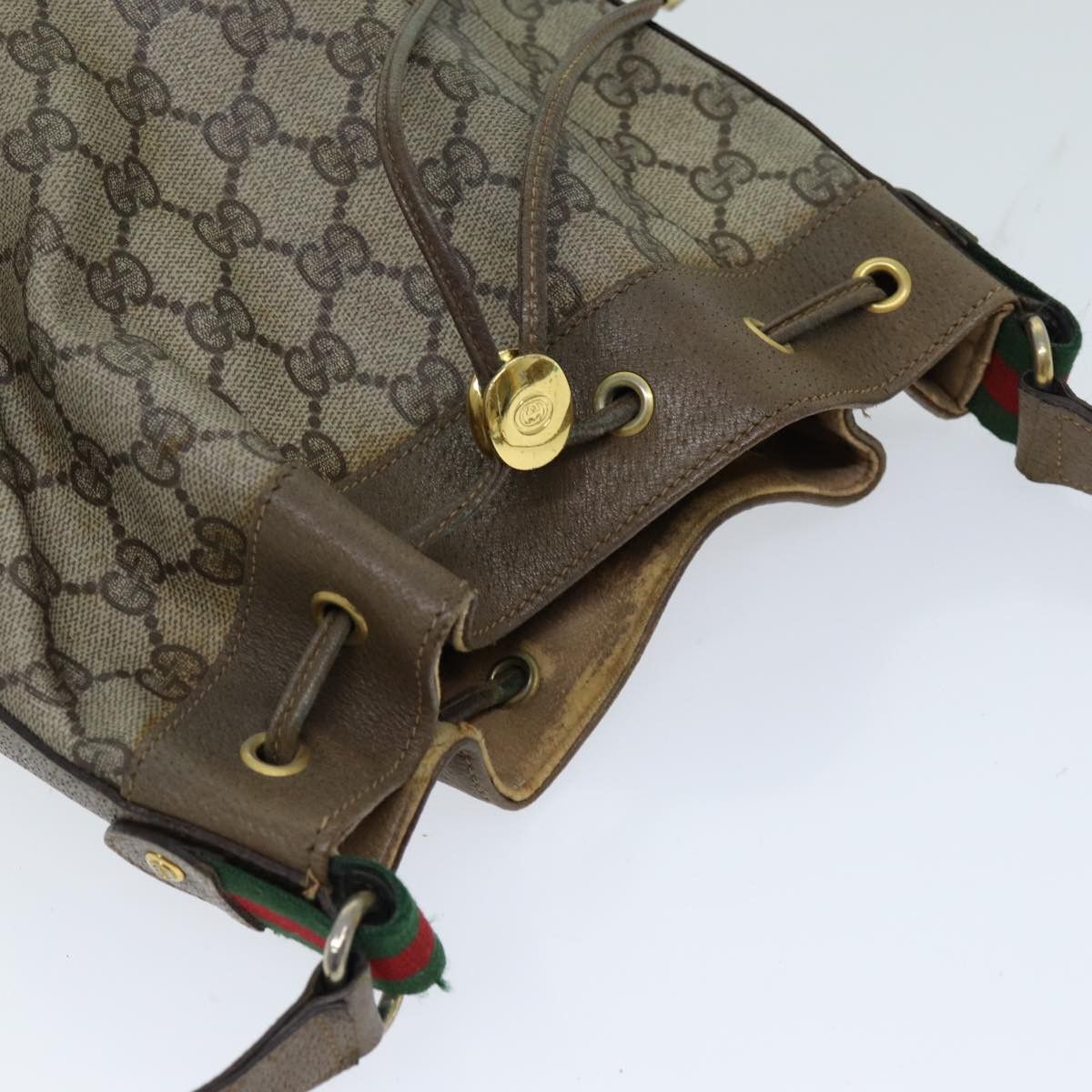 Gucci Gg Canvas Beige Canvas Shoulder Bag (Pre-Owned) Size ONE SIZE - 11 Thumbnail