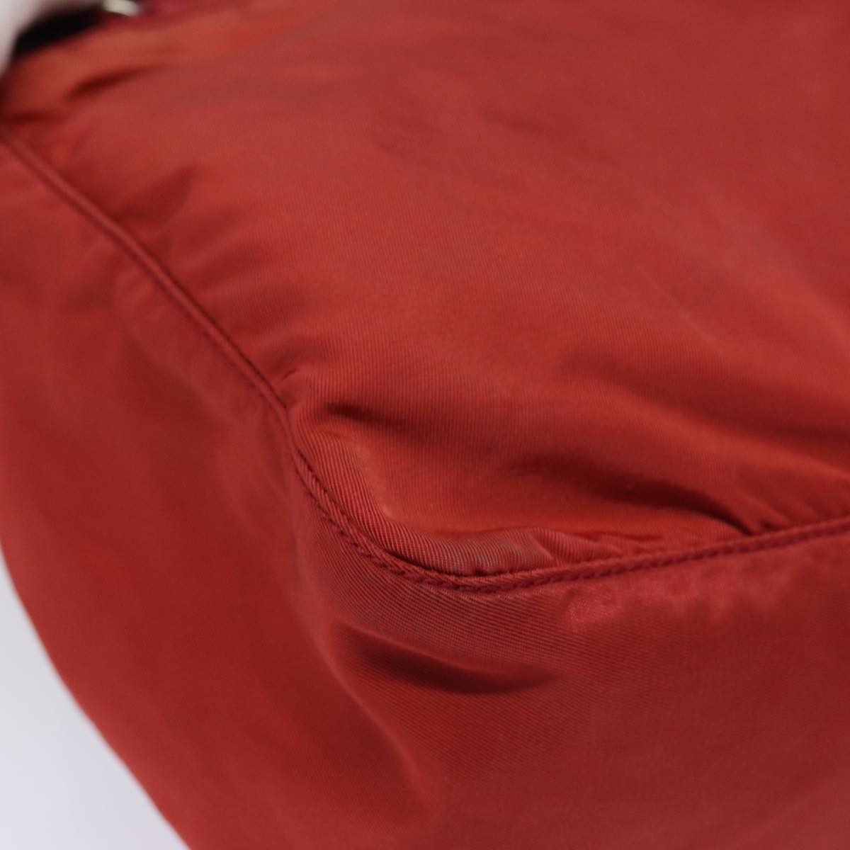 Prada Tessuto Red Canvas Shoulder Bag (Pre-Owned) Size ONE SIZE - 15 Thumbnail