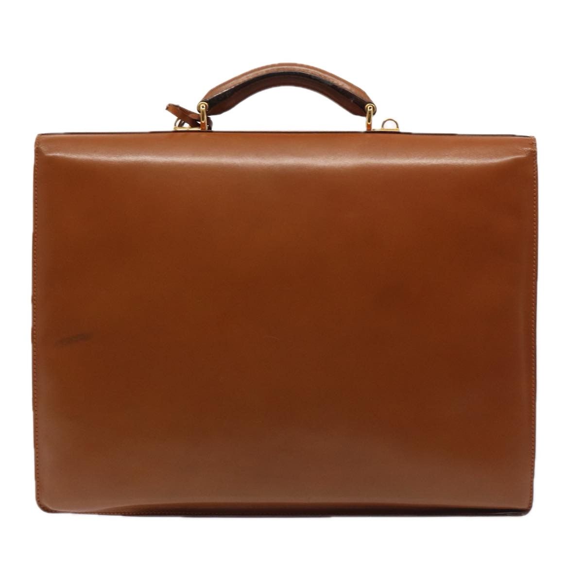 Gucci Brown Leather Briefcase Bag (Pre-Owned) Size ONE SIZE - 2 Thumbnail