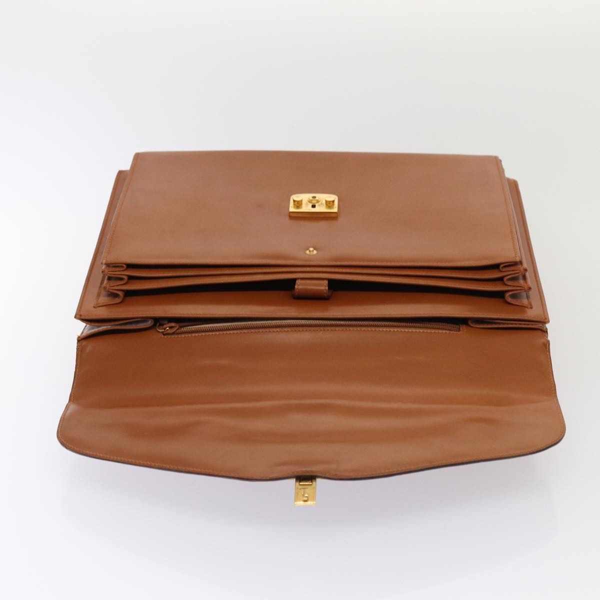 Gucci Brown Leather Briefcase Bag (Pre-Owned) Size ONE SIZE - 20 Thumbnail