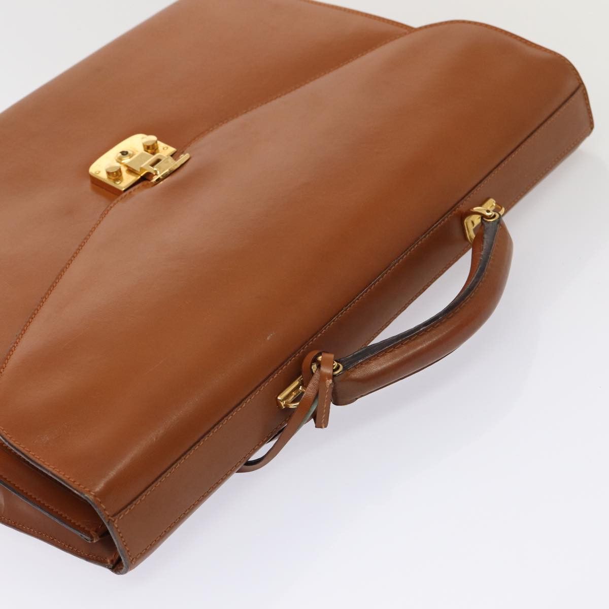 Gucci Brown Leather Briefcase Bag (Pre-Owned) Size ONE SIZE - 18 Thumbnail