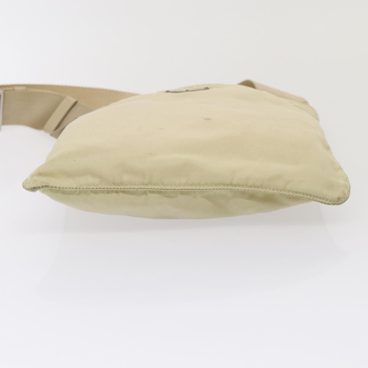 Prada Tessuto Beige Canvas Shoulder Bag (Pre-Owned) Size ONE SIZE - 3 Thumbnail