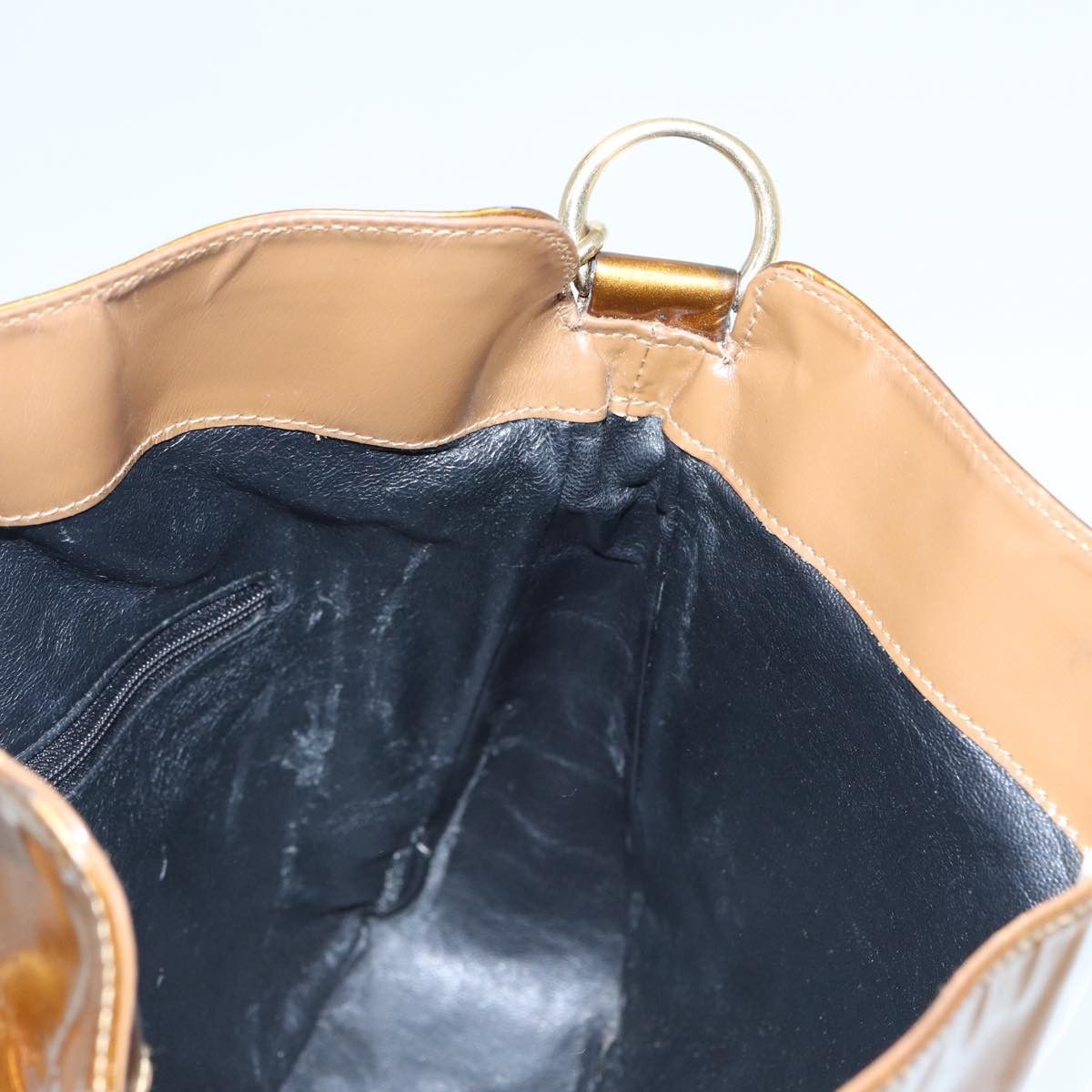 Gucci Bamboo Brown Patent Leather Handbag (Pre-Owned) Size ONE SIZE - 19 Thumbnail