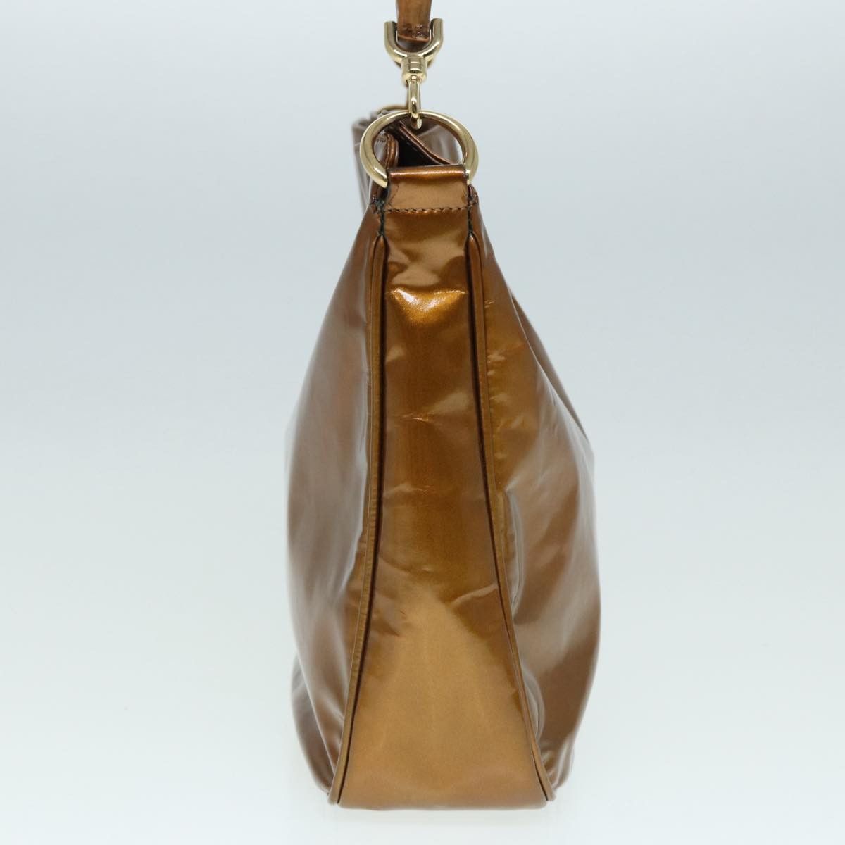 Gucci Bamboo Brown Patent Leather Handbag (Pre-Owned) Size ONE SIZE - 10 Thumbnail