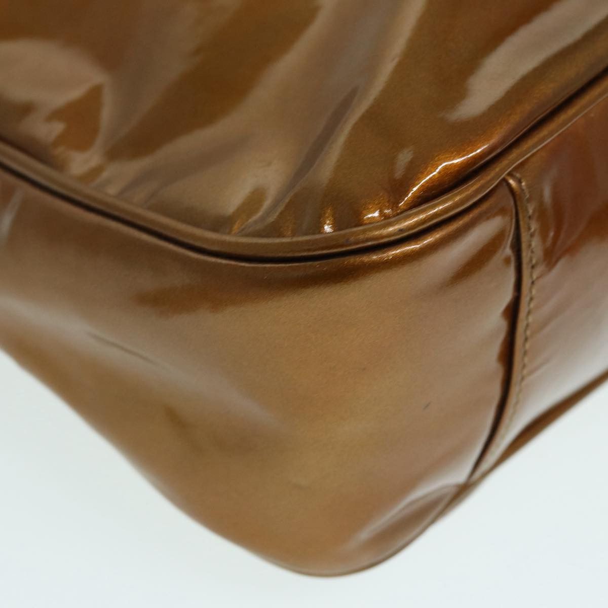 Gucci Bamboo Brown Patent Leather Handbag (Pre-Owned) Size ONE SIZE - 15 Thumbnail