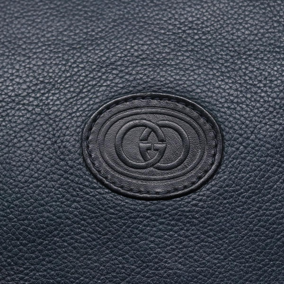 Gucci Navy Leather Shoulder Bag (Pre-Owned) Size ONE SIZE - 17 Thumbnail