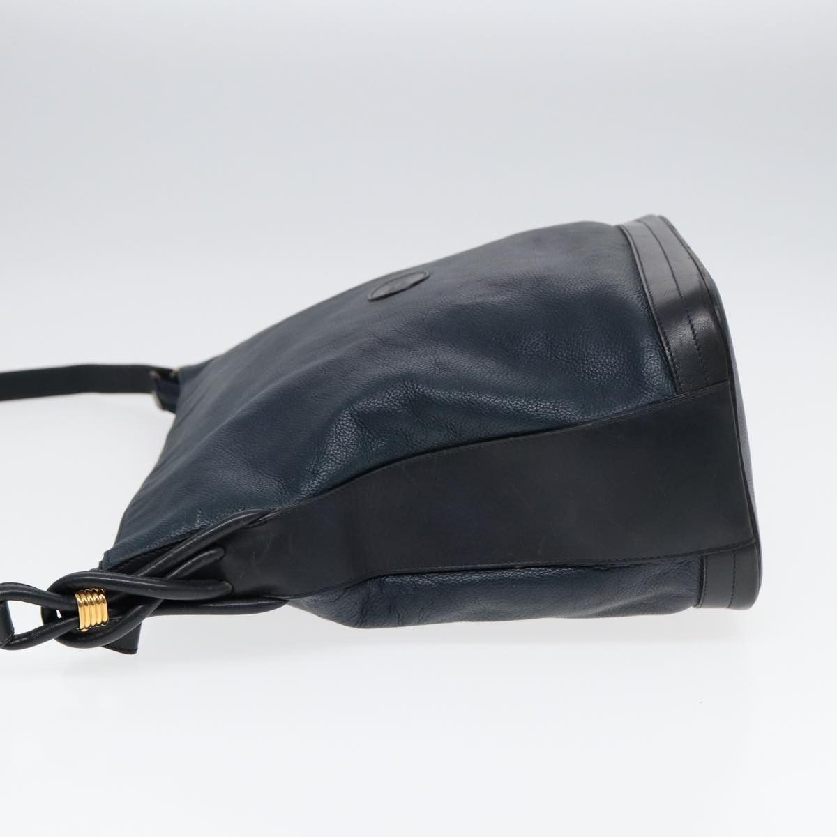 Gucci Navy Leather Shoulder Bag (Pre-Owned) Size ONE SIZE - 9 Thumbnail