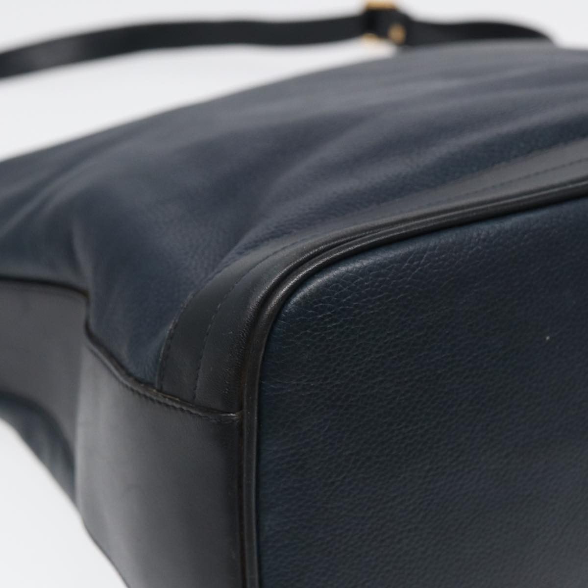 Gucci Navy Leather Shoulder Bag (Pre-Owned) Size ONE SIZE - 16 Thumbnail