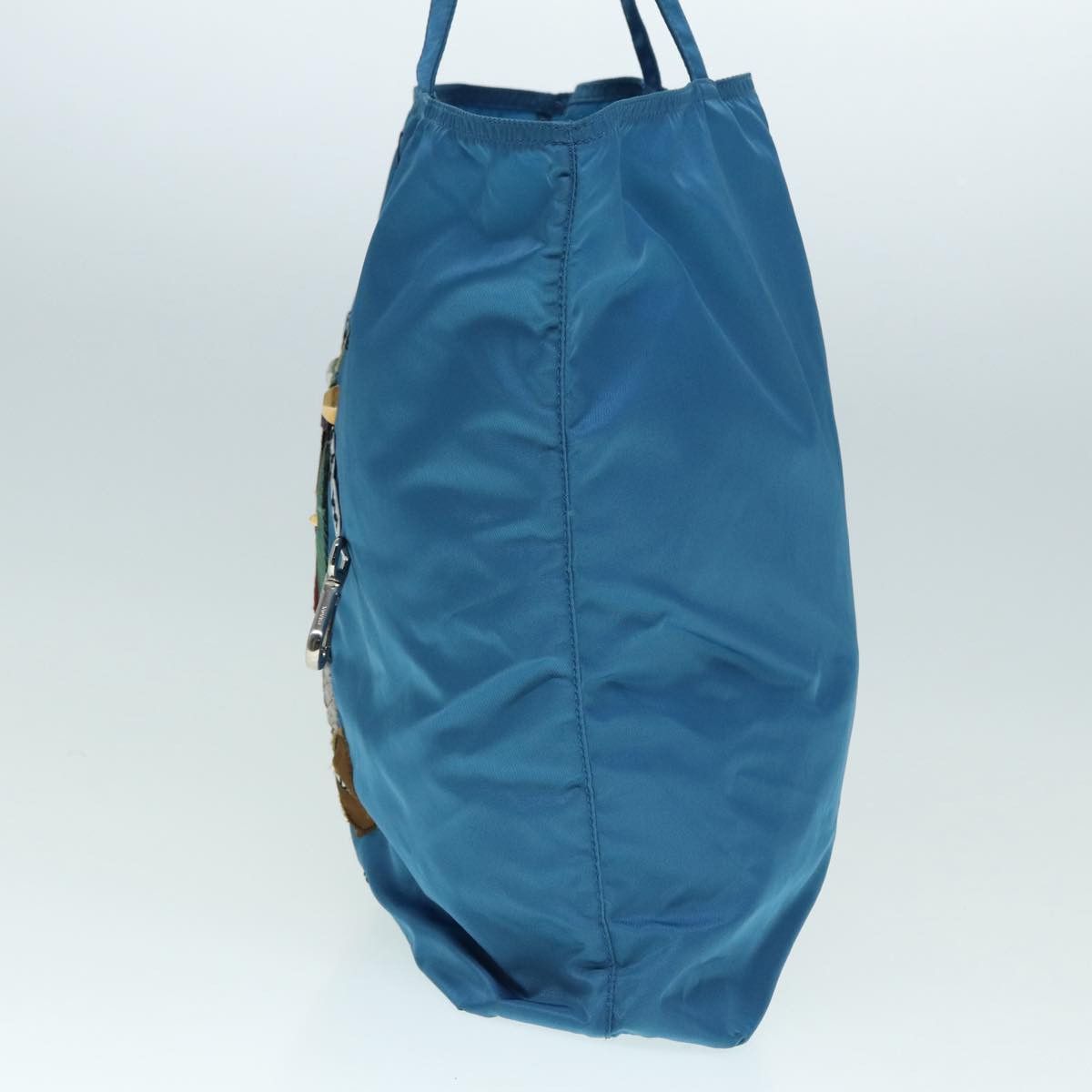 Prada Robot Blue Synthetic Tote Bag (Pre-Owned) Size ONE SIZE - 4 Thumbnail