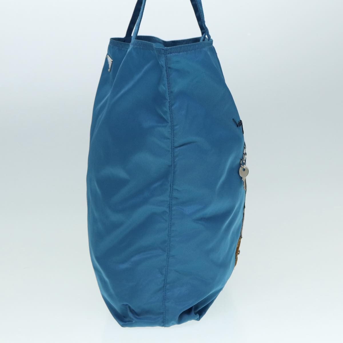 Prada Robot Blue Synthetic Tote Bag (Pre-Owned) Size ONE SIZE - 5 Thumbnail