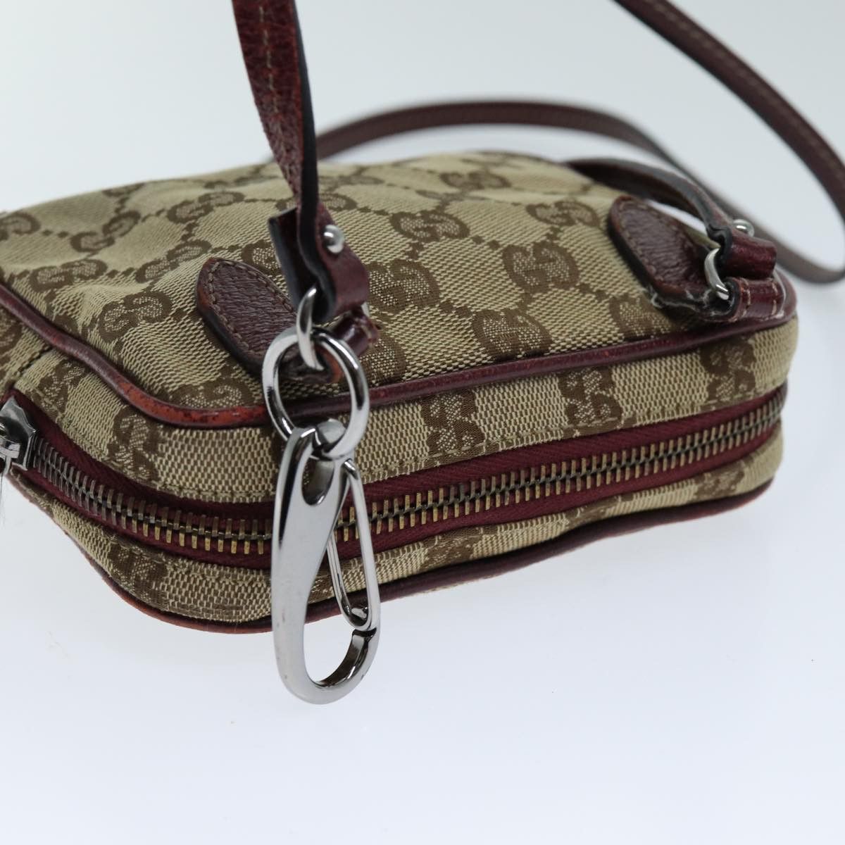 Gucci Beige Canvas Clutch Bag (Pre-Owned) Size ONE SIZE - 4 Thumbnail
