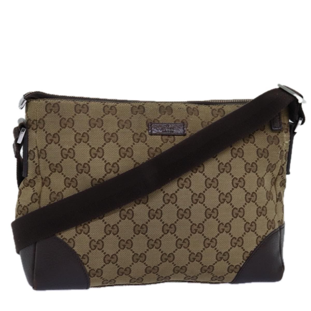Gucci Gg Canvas Beige Canvas Shoulder Bag (Pre-Owned) Size ONE SIZE - 15 Thumbnail