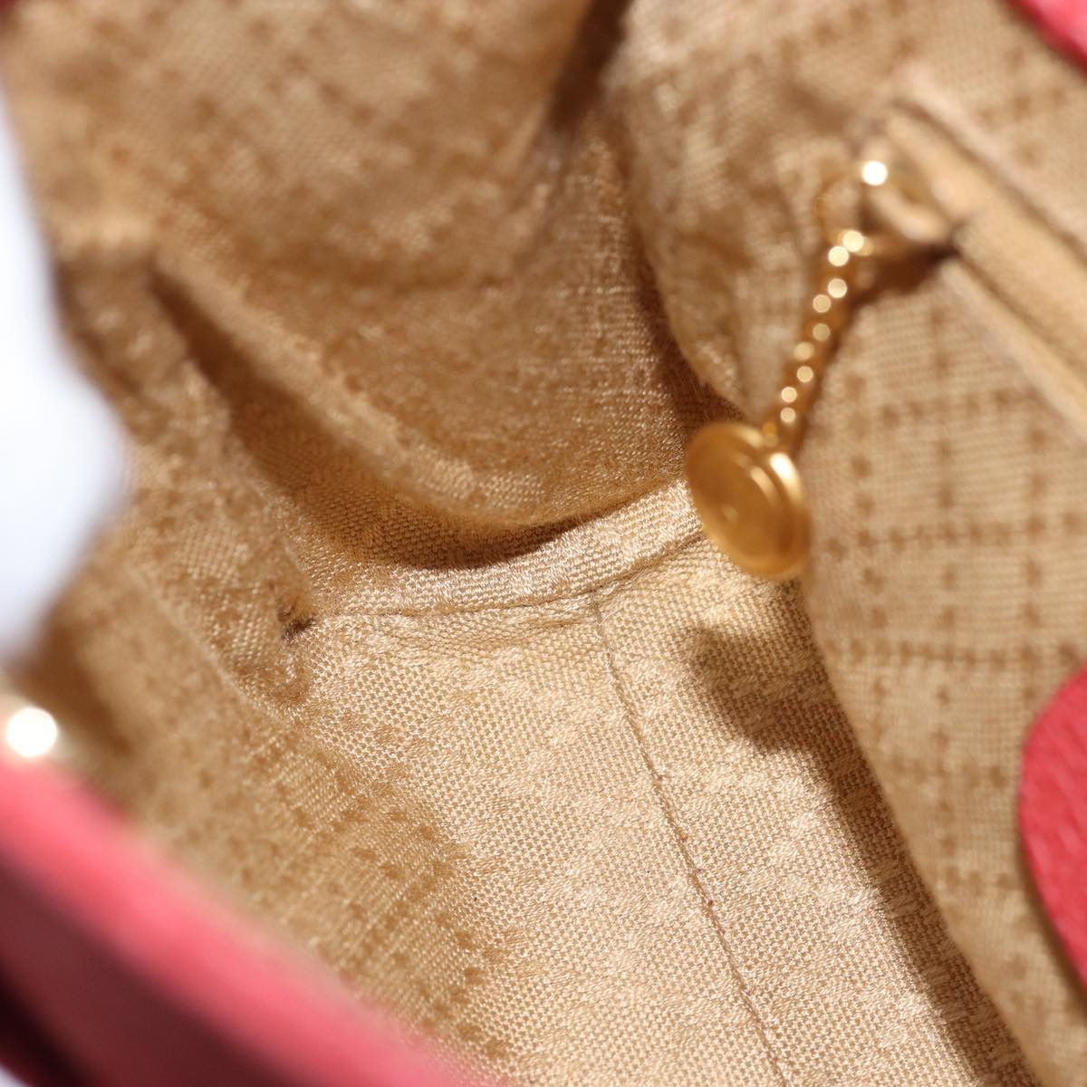 Gucci Bamboo Red Suede Handbag (Pre-Owned) Size ONE SIZE - 19 Thumbnail